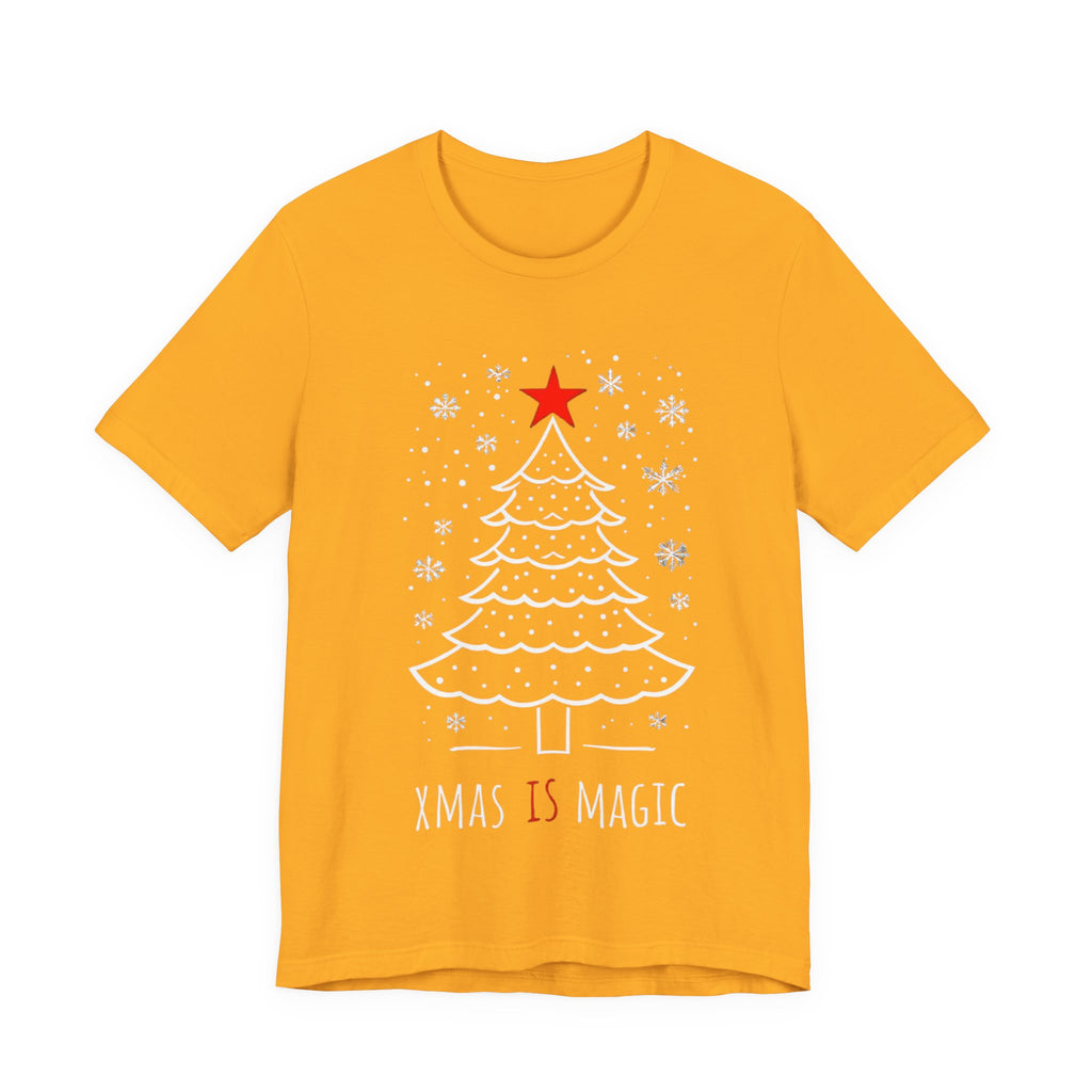 Xmas Is Magic T-Shirt — Festive Christmas Tree Holiday Tee