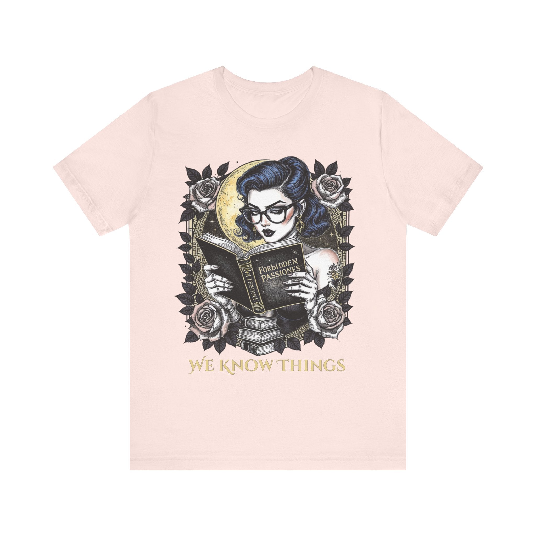 Book Lover's Unisex Tee - 'We Know Things' Graphic Shirt