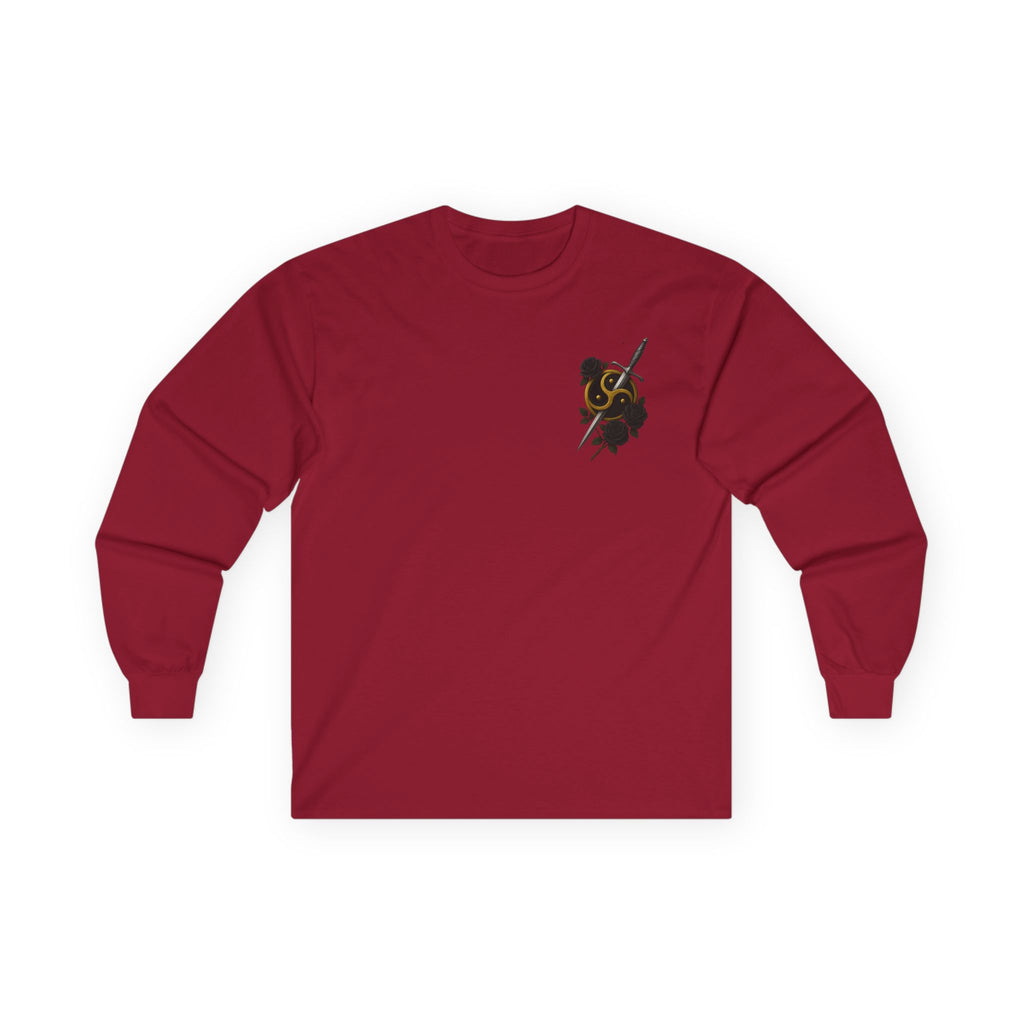 Unisex Long Sleeve Graphic Tee: Chill Vibes, Perfect for Everyday Wear, Gift Idea, Casual Outfit, Fall Fashion