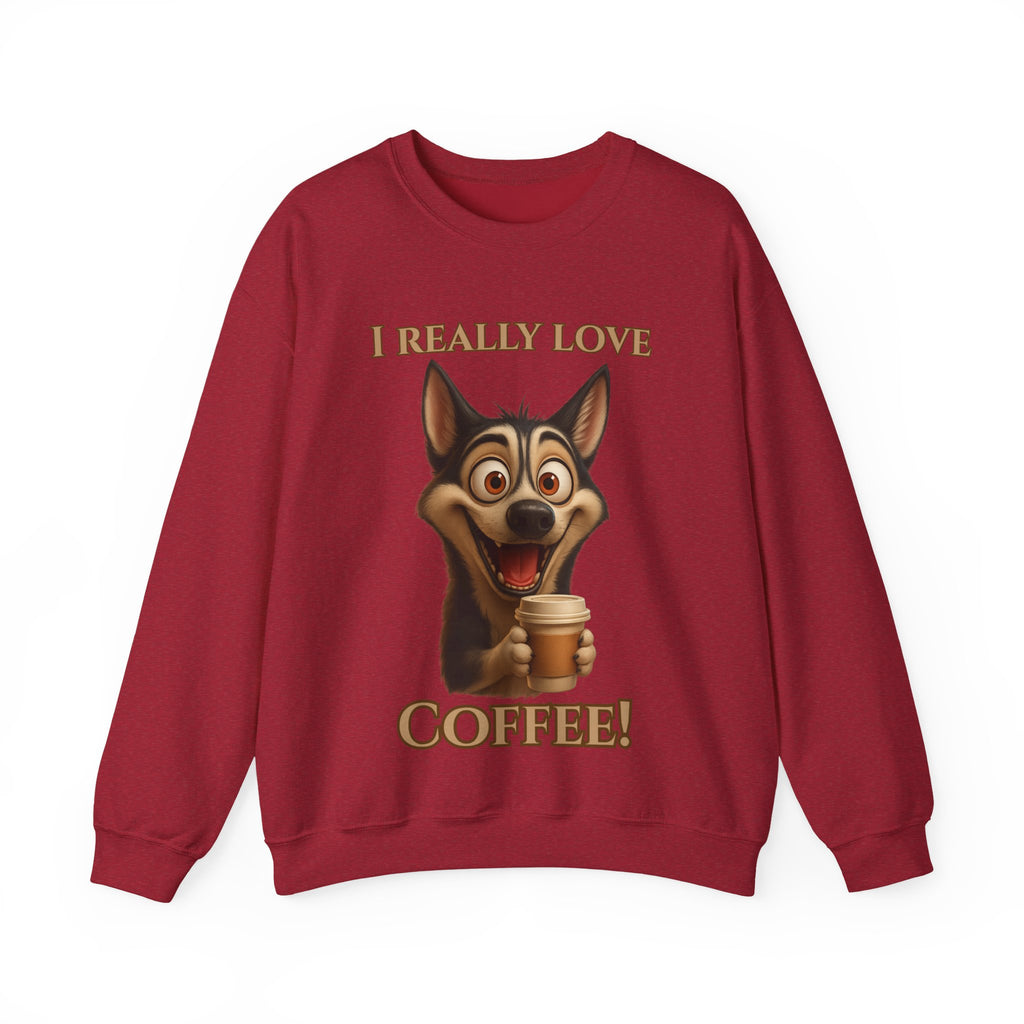Funny Dog Coffee Sweatshirt