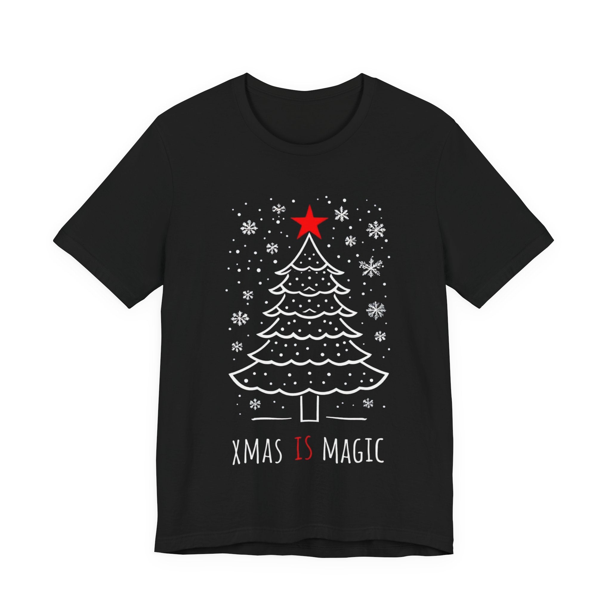 Xmas Is Magic T-Shirt — Festive Christmas Tree Holiday Tee