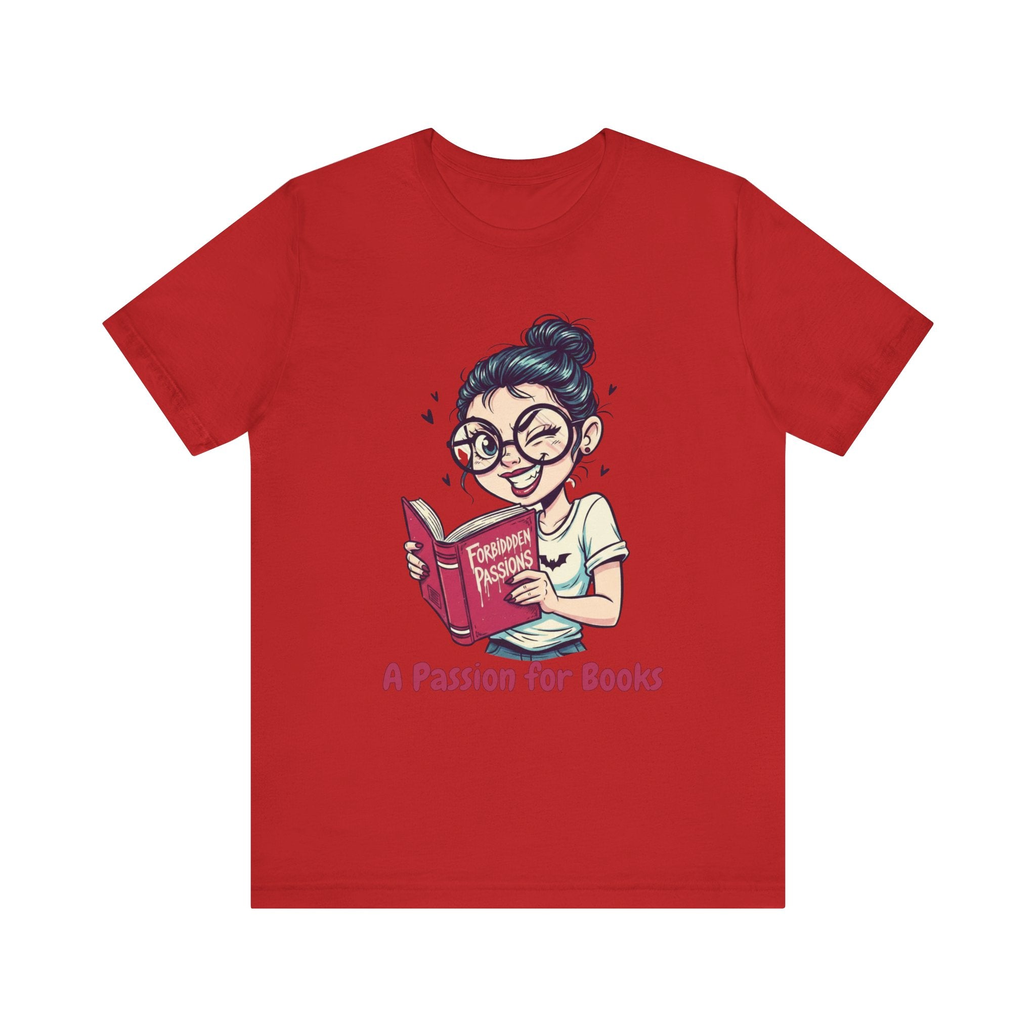Book Lover's Unisex Tee - "A Passion for Books"
