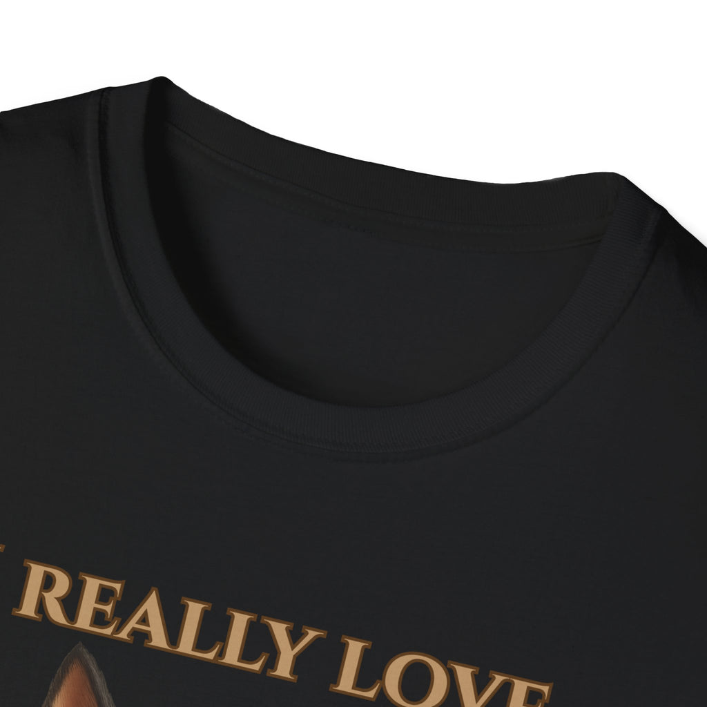 Coffee Lover Unisex Tee, Funny Dog T-Shirt, Cute Pet Apparel, Gift for Dog Lovers, Birthday and Coffee Enthusiasts