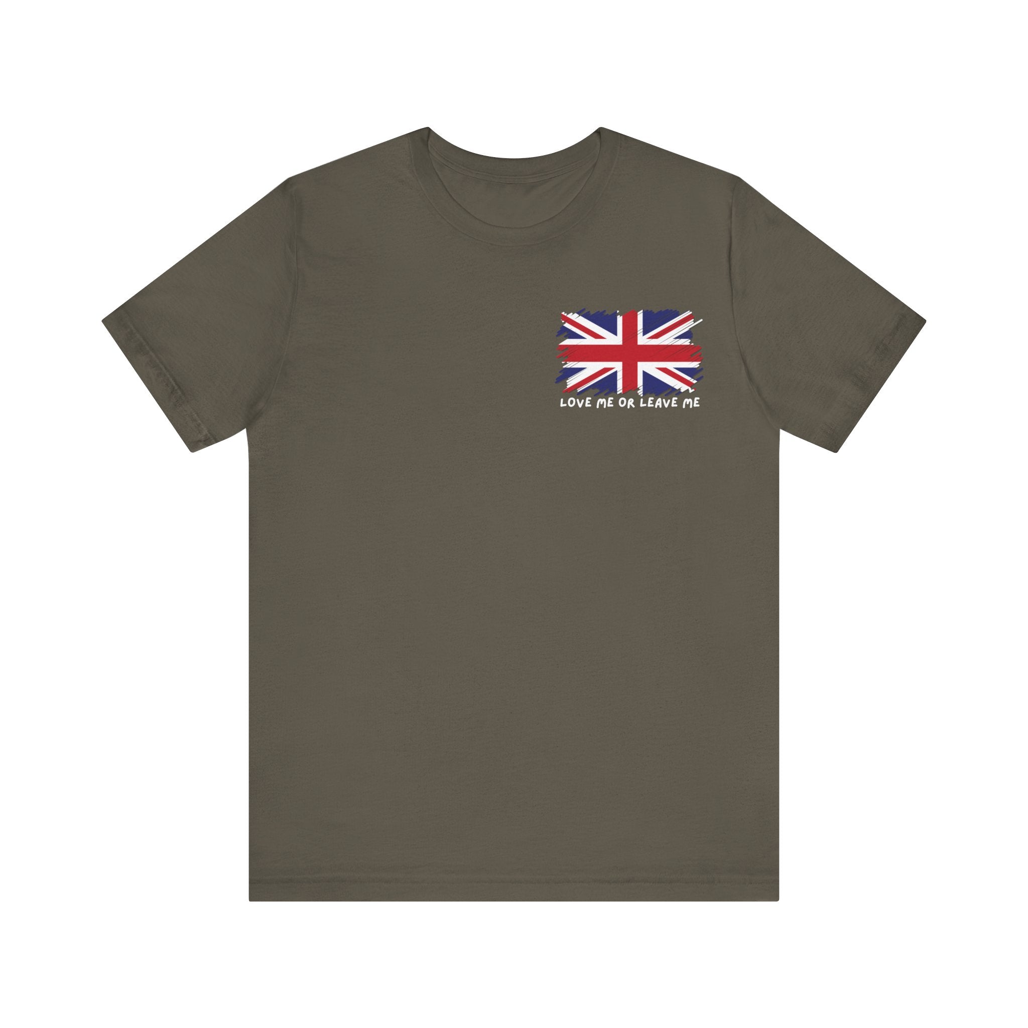 Union Jack Short Sleeve Tee, British Pride T-Shirt, UK Flag Shirt, Casual Summer Top, Gift for England Fans