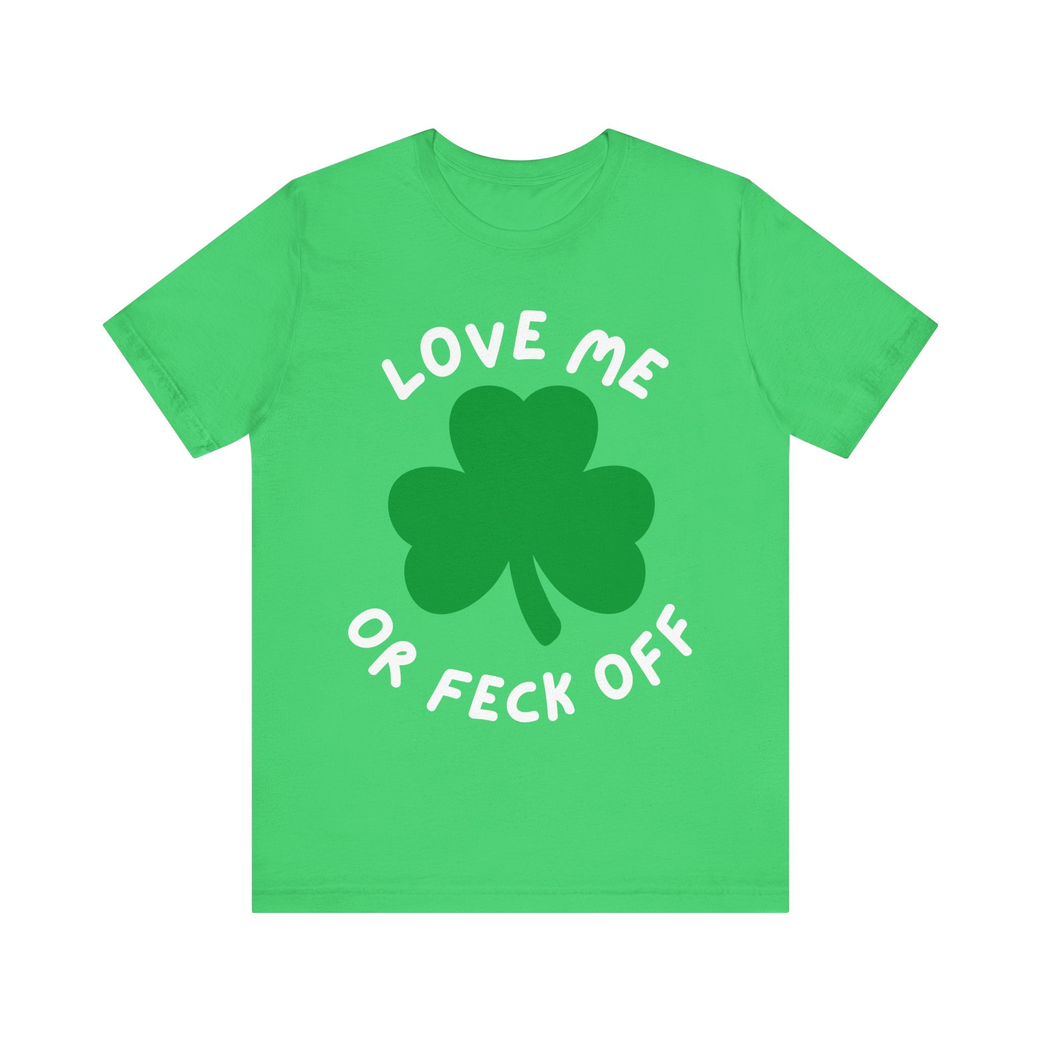 St. Patrick's Day Shamrock Tee, Unisex Tee, Casual Wear, Patriotic, Green Print