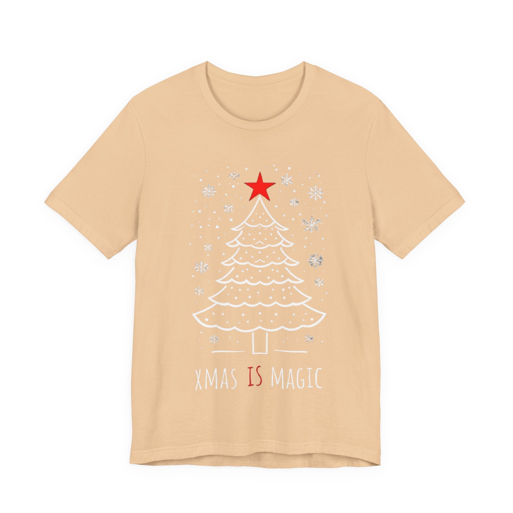 Xmas Is Magic T-Shirt — Festive Christmas Tree Holiday Tee