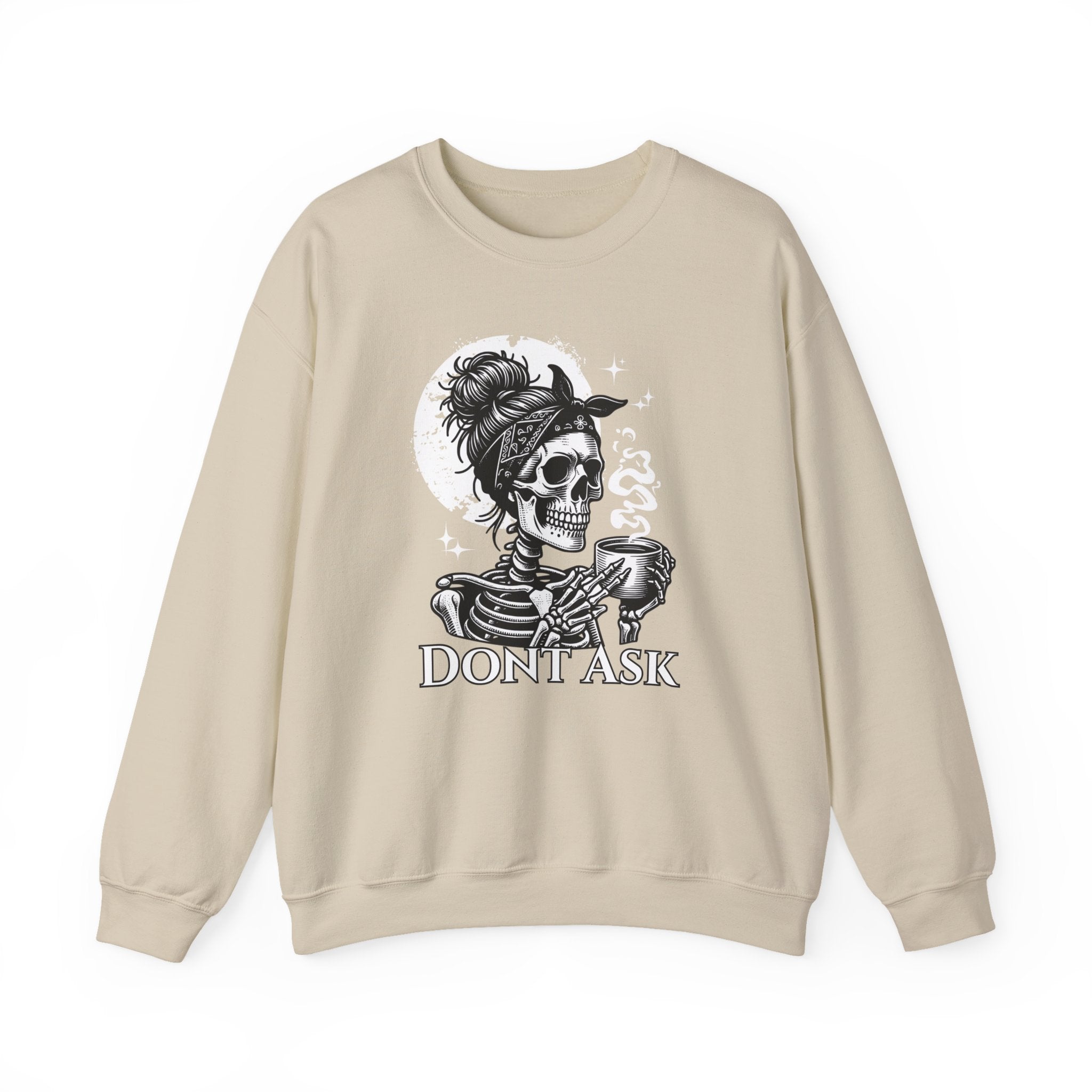 Skull Tea 'Don't Ask' Crewneck Sweatshirt
