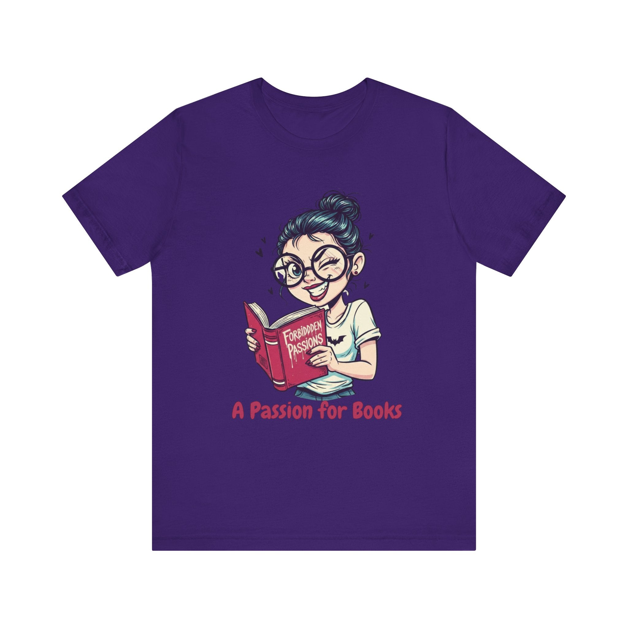 Book Lover's Unisex Tee - "A Passion for Books"