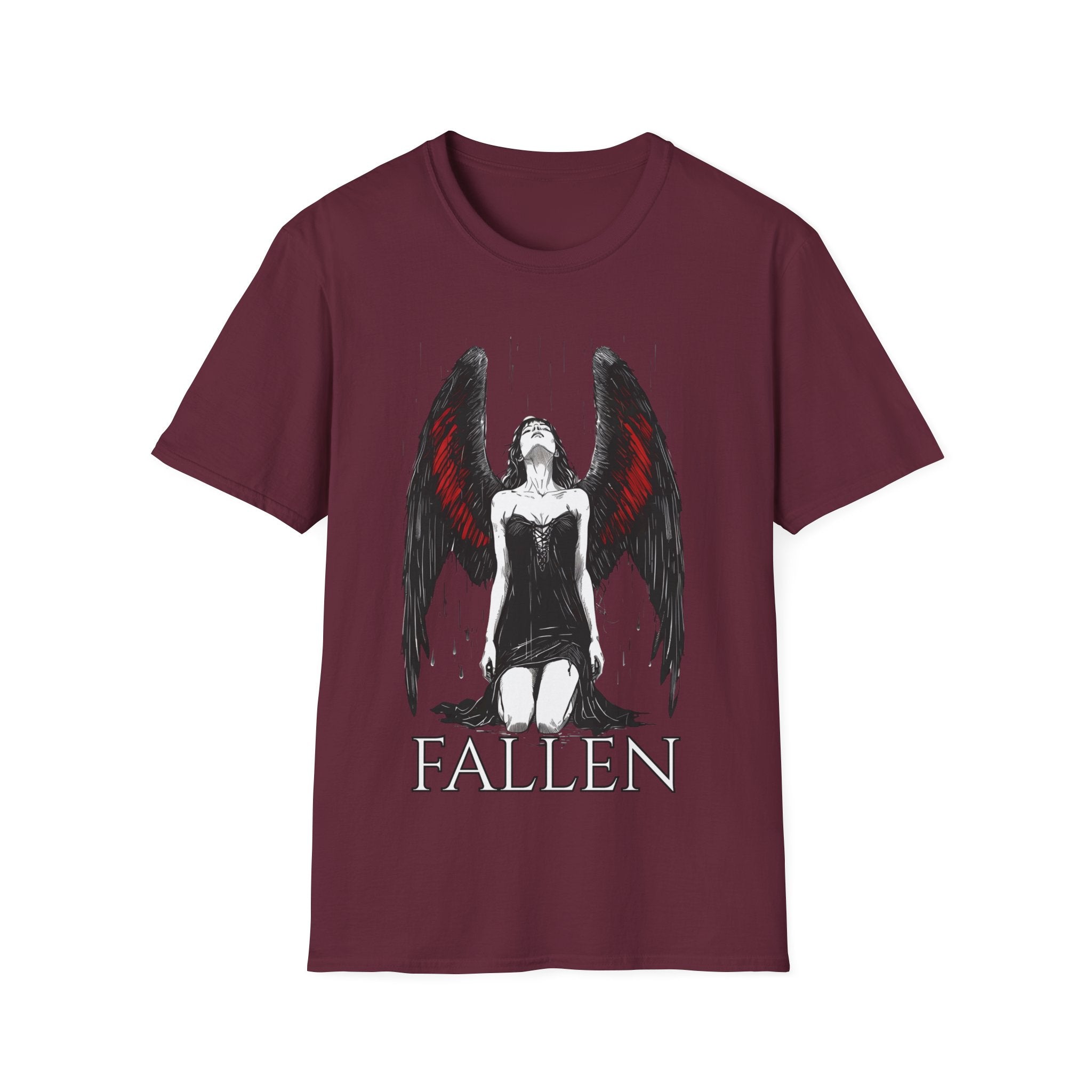Fallen Angel Graphic T-Shirt, Unisex Tee for Gothic Style Lovers, Perfect for Halloween, Gift Idea for Dark Aesthetic Fans, Casual [...]