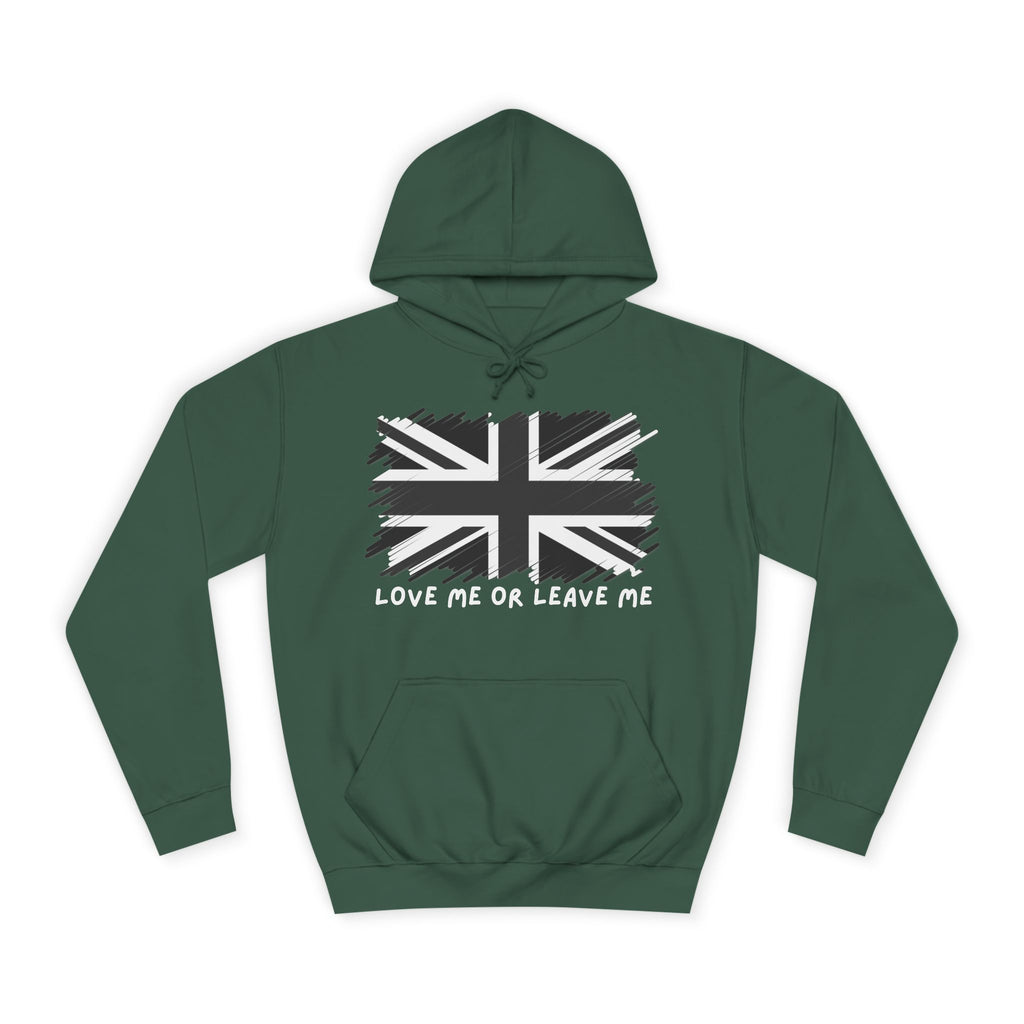 Unisex College Hoodie with British Flag Design, Casual Wear, Gifts for Students, College Life Essentials, Hooded Sweatshirt, [...]