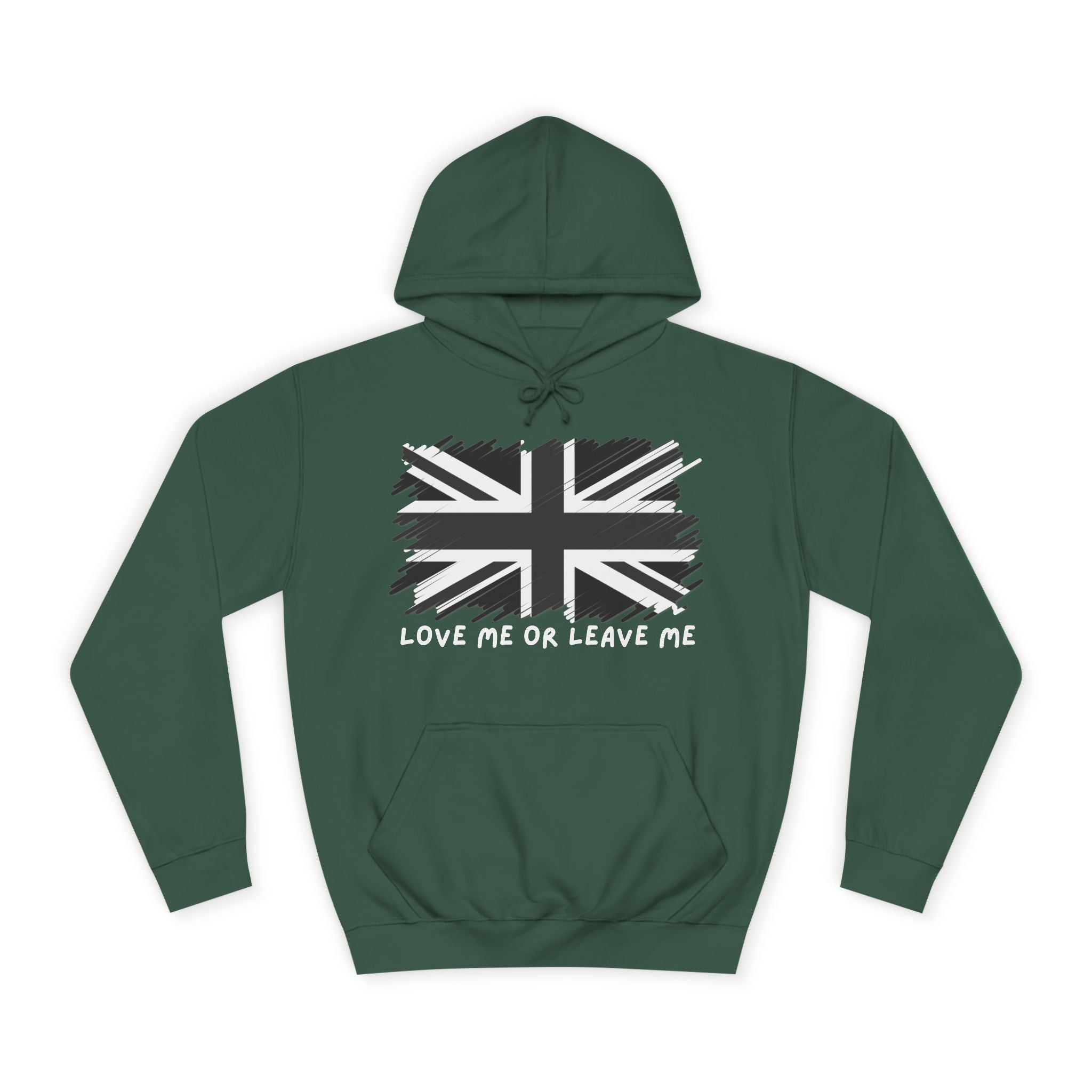 Unisex College Hoodie with British Flag Design, Casual Wear, Gifts for Students, College Life Essentials, Hooded Sweatshirt, [...]
