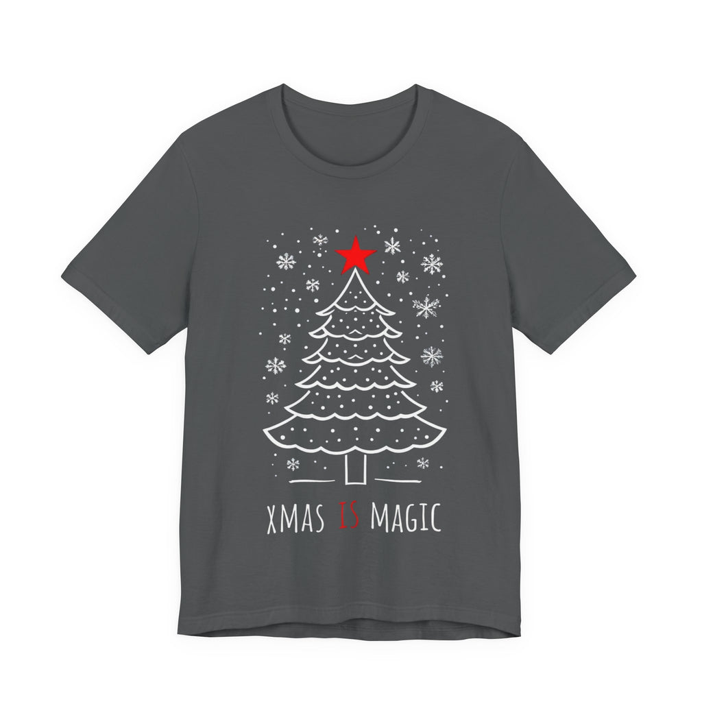 Xmas Is Magic T-Shirt — Festive Christmas Tree Holiday Tee
