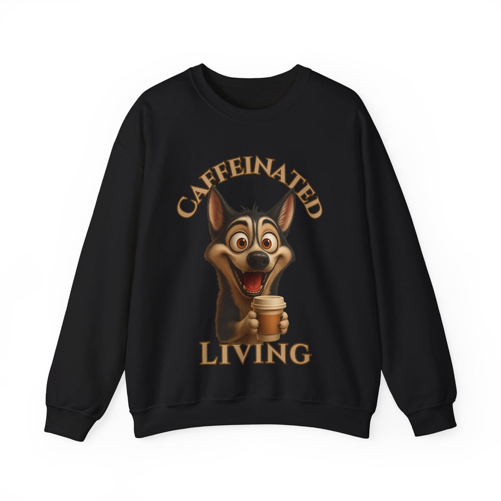 Caffeinated Living Crewneck Sweatshirt