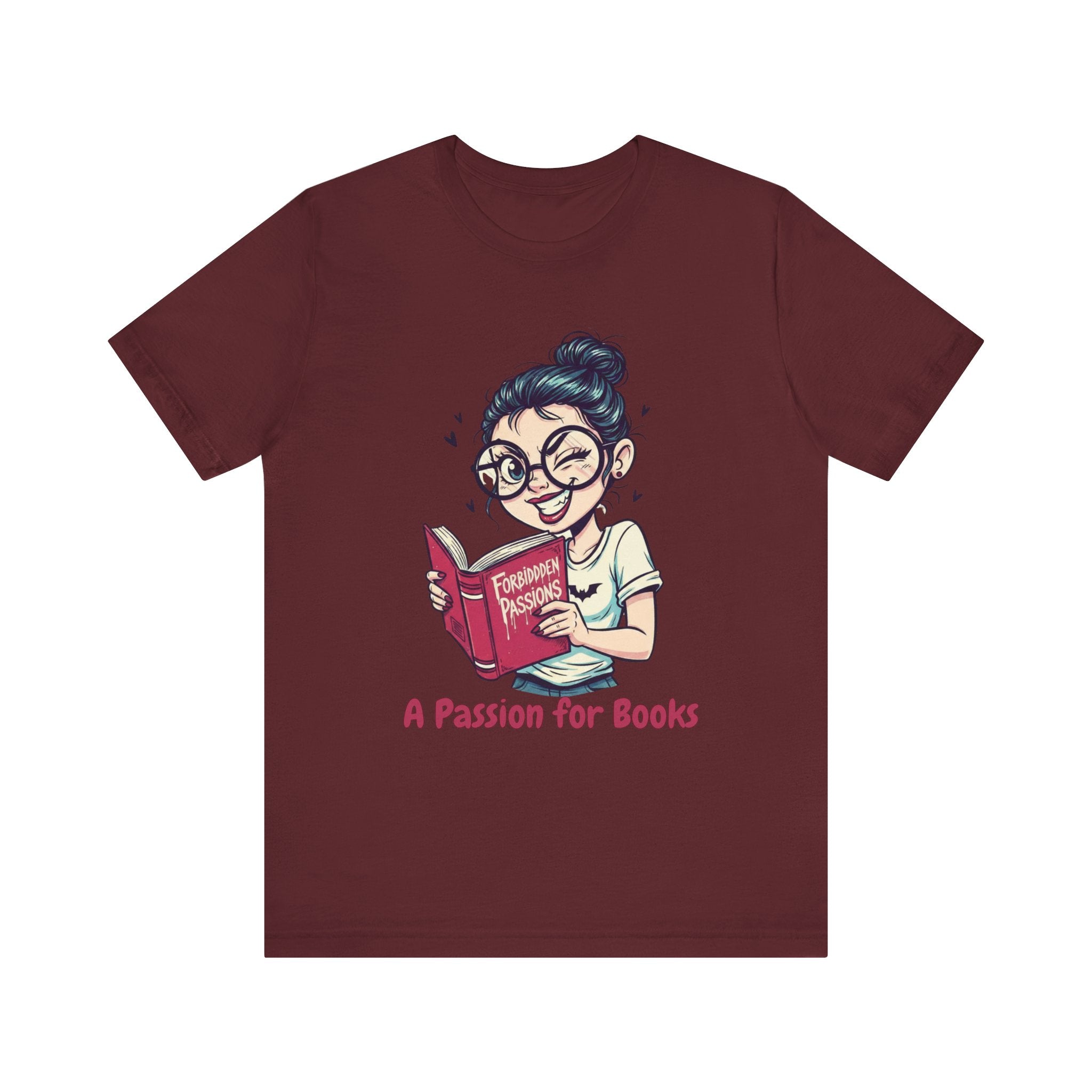 Book Lover's Unisex Tee - "A Passion for Books"