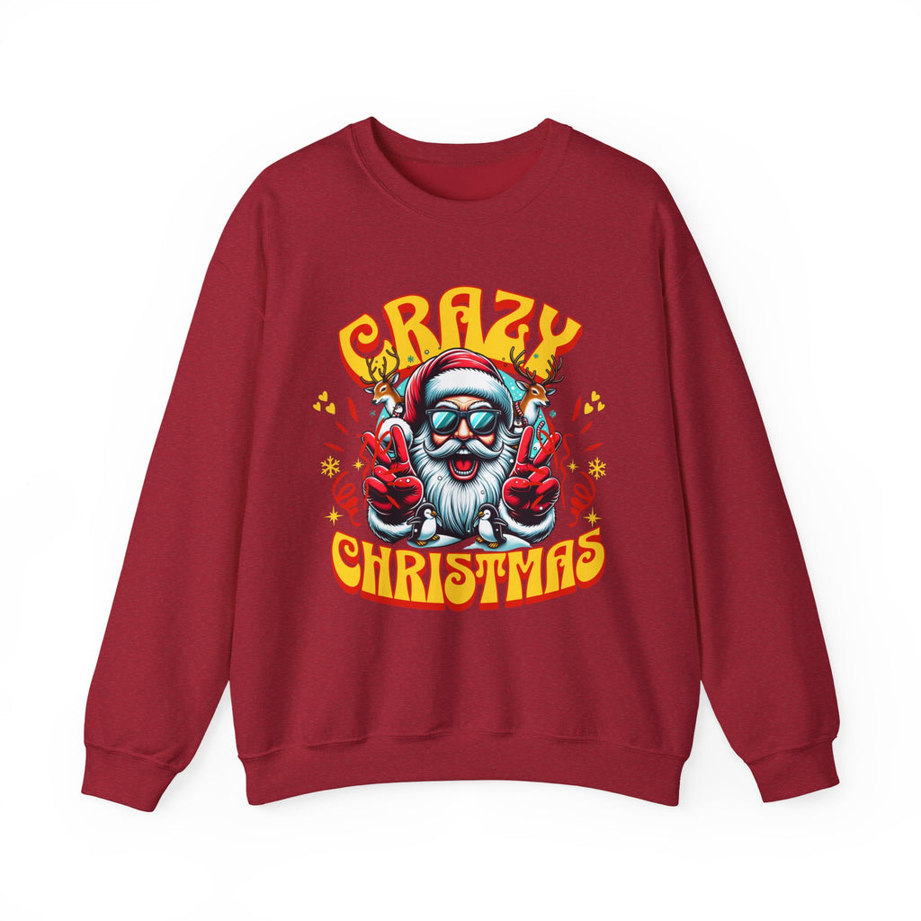 Crazy Christmas Unisex Crewneck Sweatshirt