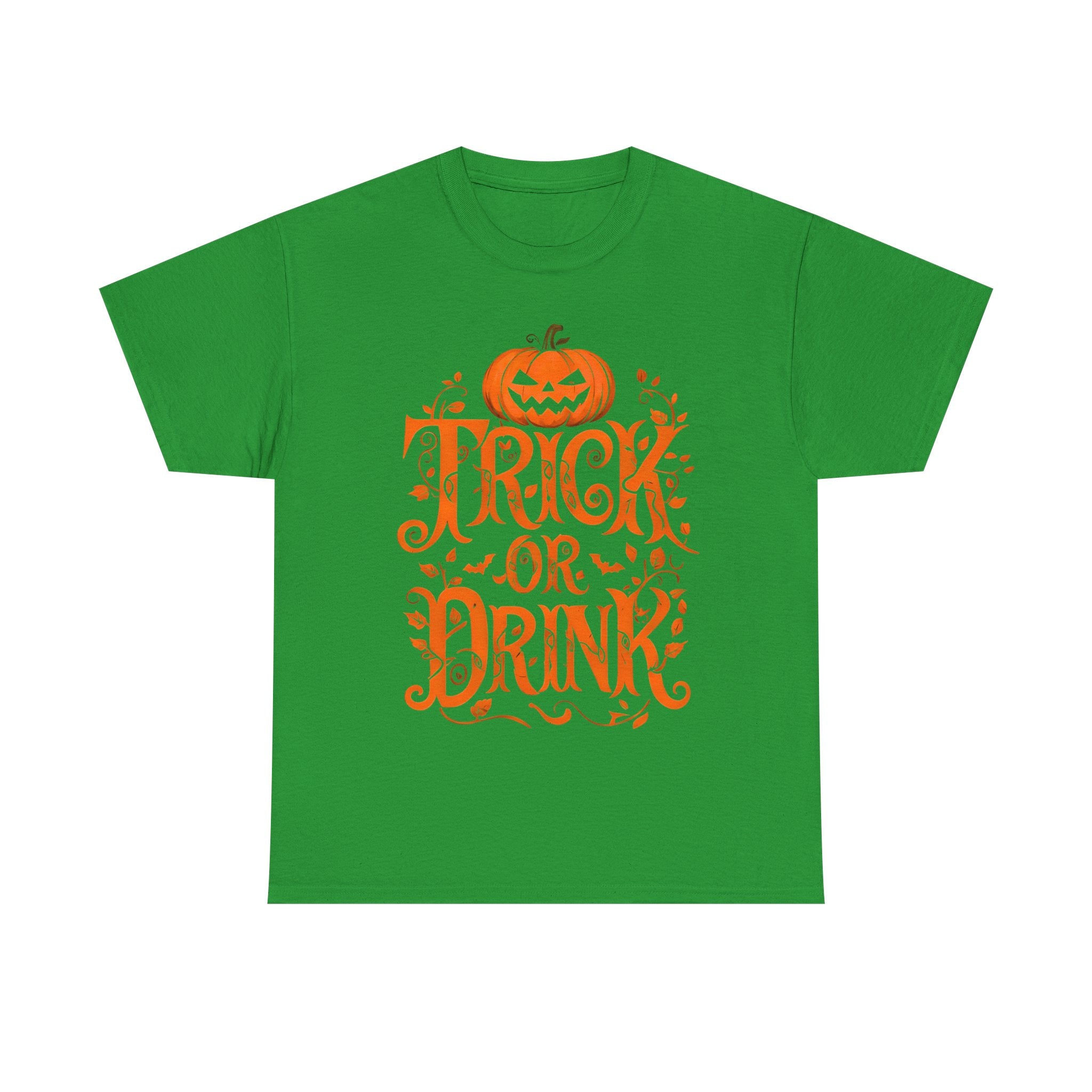 Halloween Trick or Drink Tee, Unisex Party Shirt, Fall Festival Apparel, Spooky Season Clothing, Autumn Celebration Top
