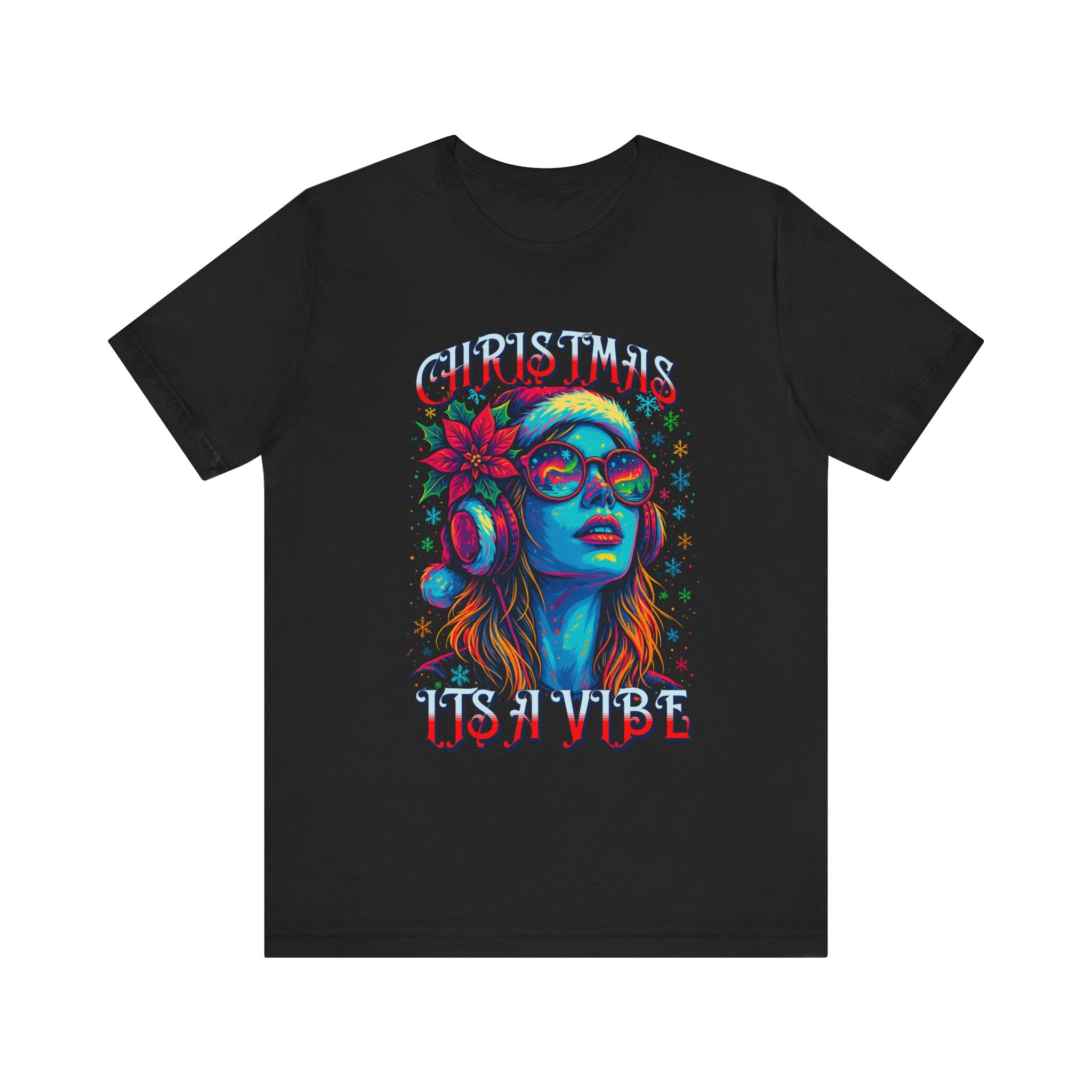Colorful Christmas Vibe Unisex Tee