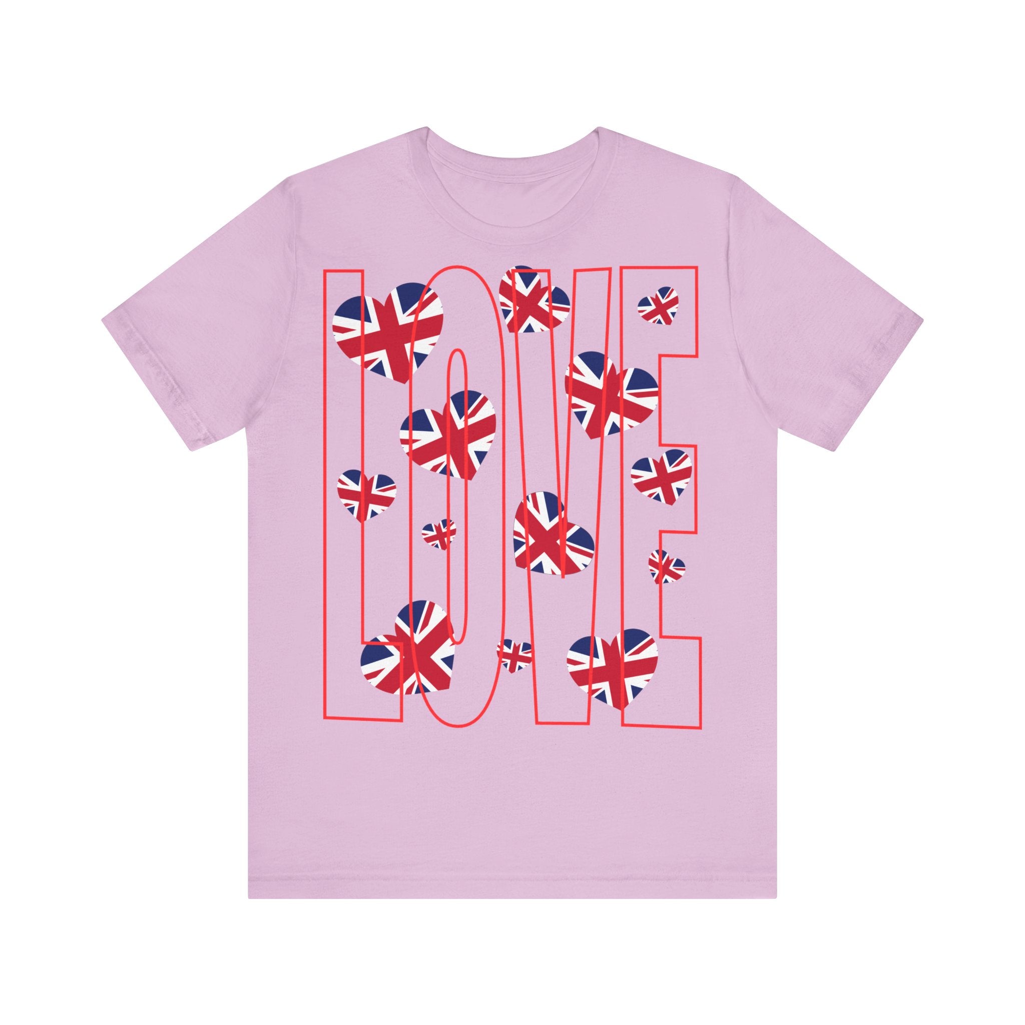 Love of Britain  Unisex Tee  , Casual Outings, British Pride, Gifts, Love UK