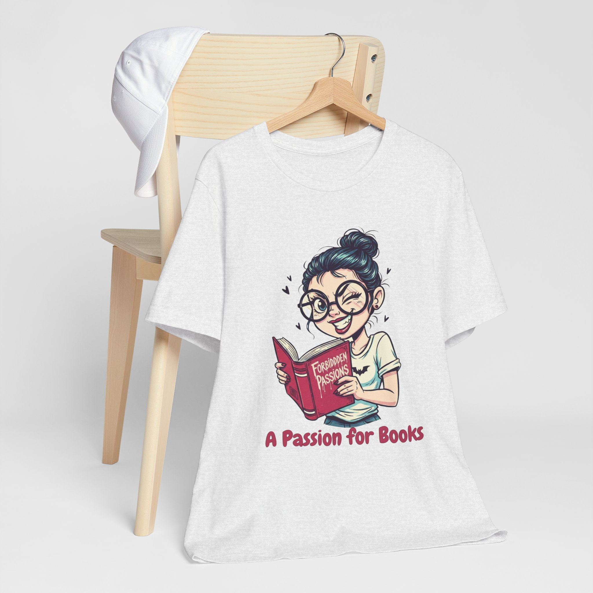 Book Lover's Unisex Tee - "A Passion for Books"