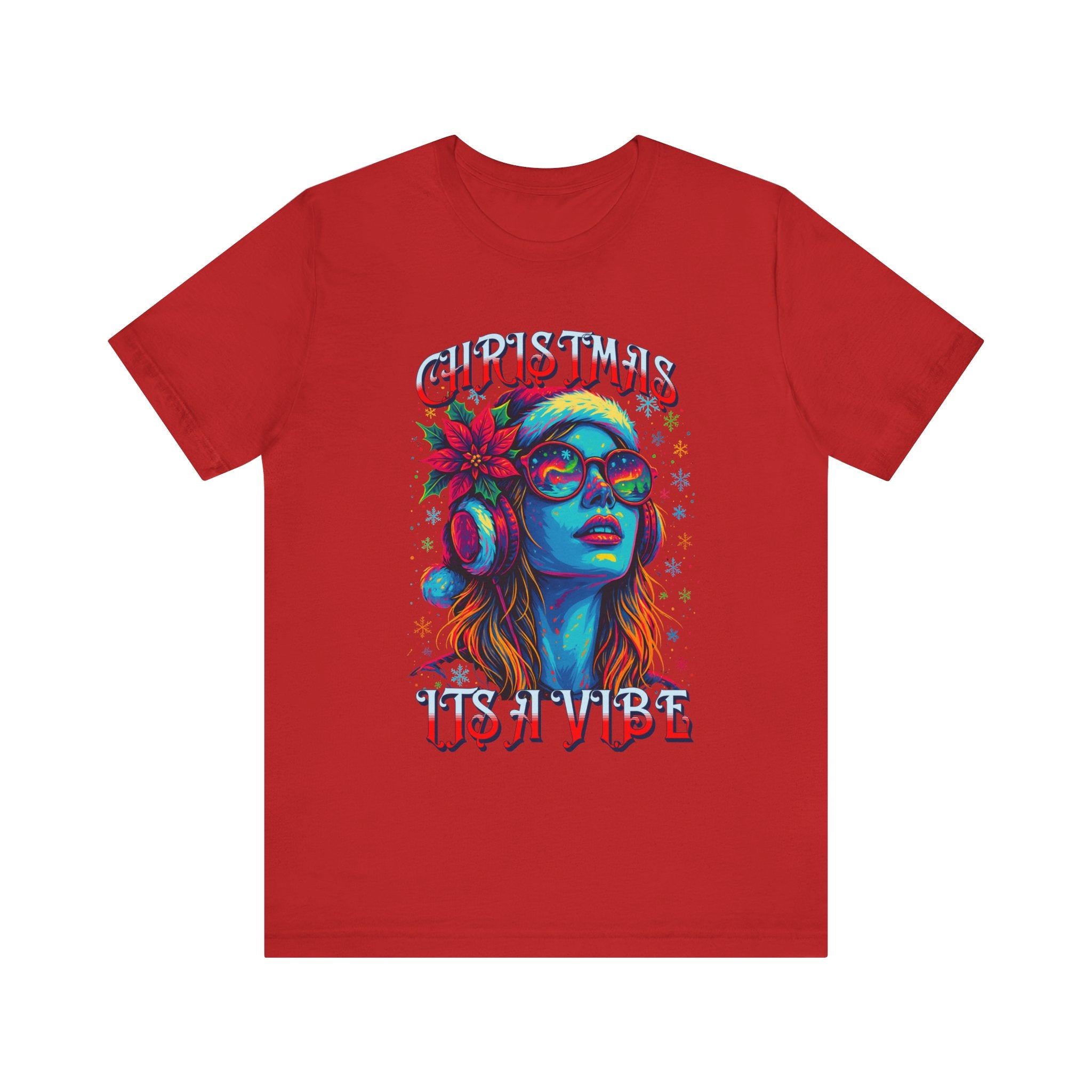 Colorful Christmas Vibe Unisex Tee