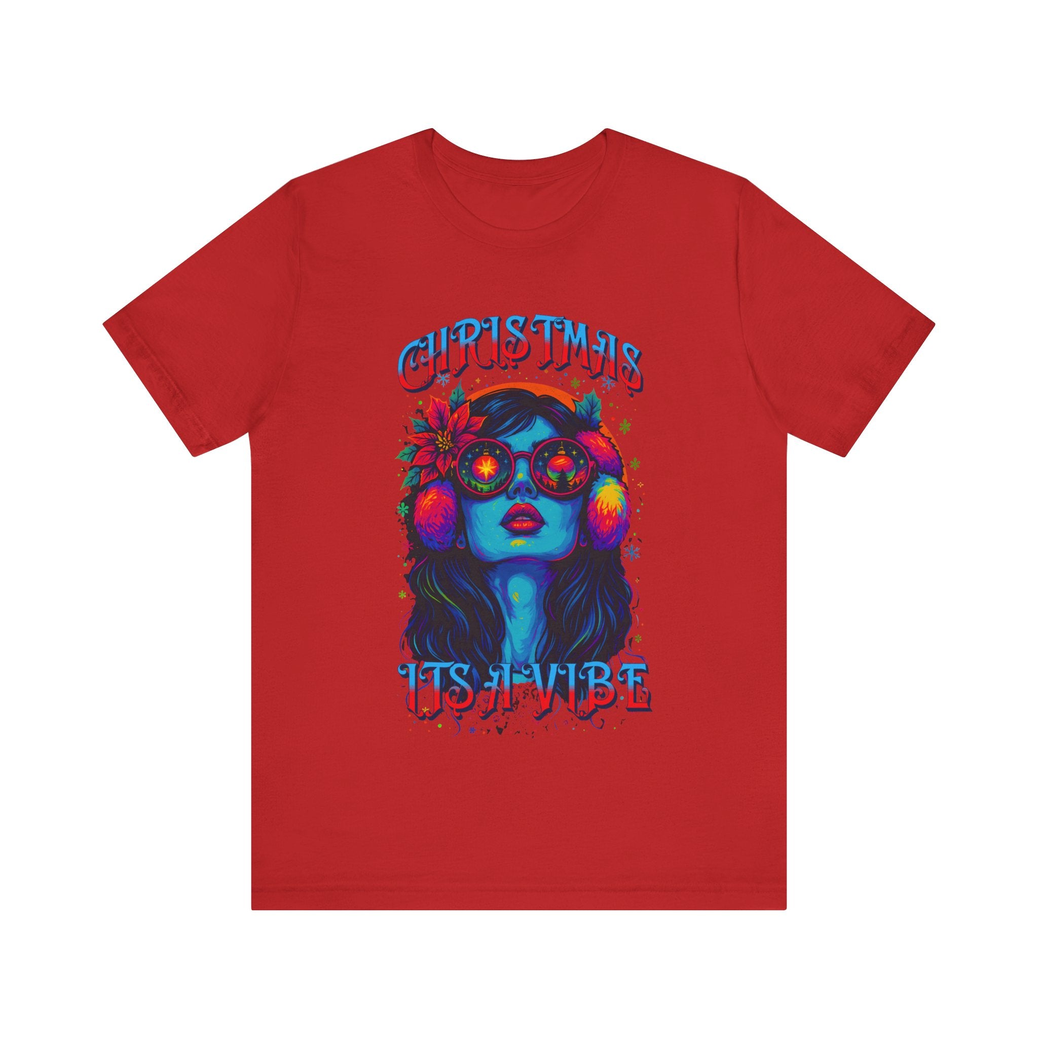 Holiday Vibe Graphic Tee - "Christmas Is Vibe"