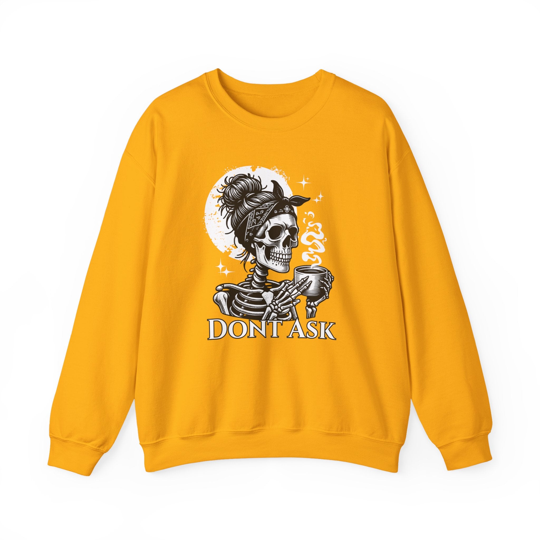 Skull Tea 'Don't Ask' Crewneck Sweatshirt