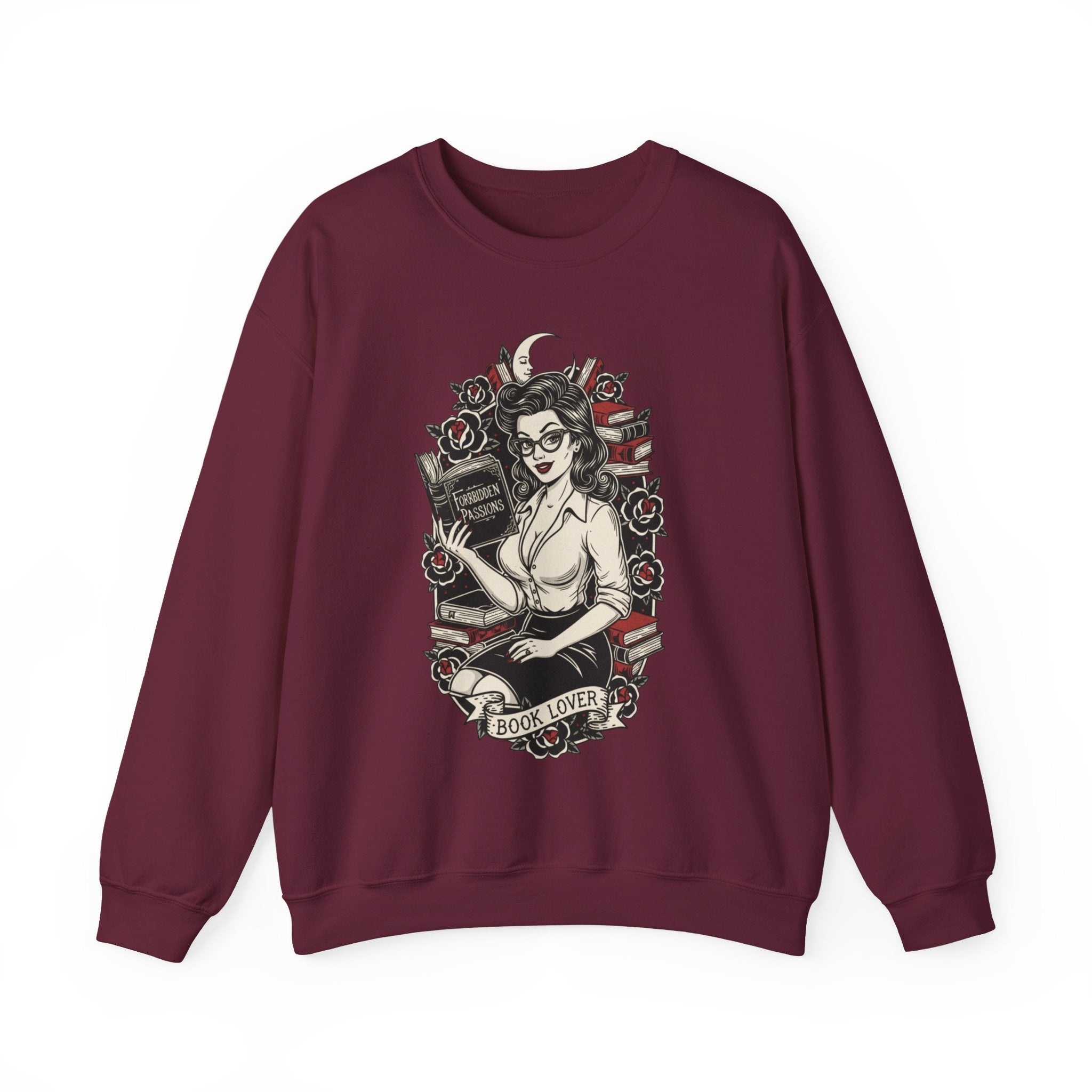 Book Lover Crewneck Sweatshirt - Cozy Literary Apparel