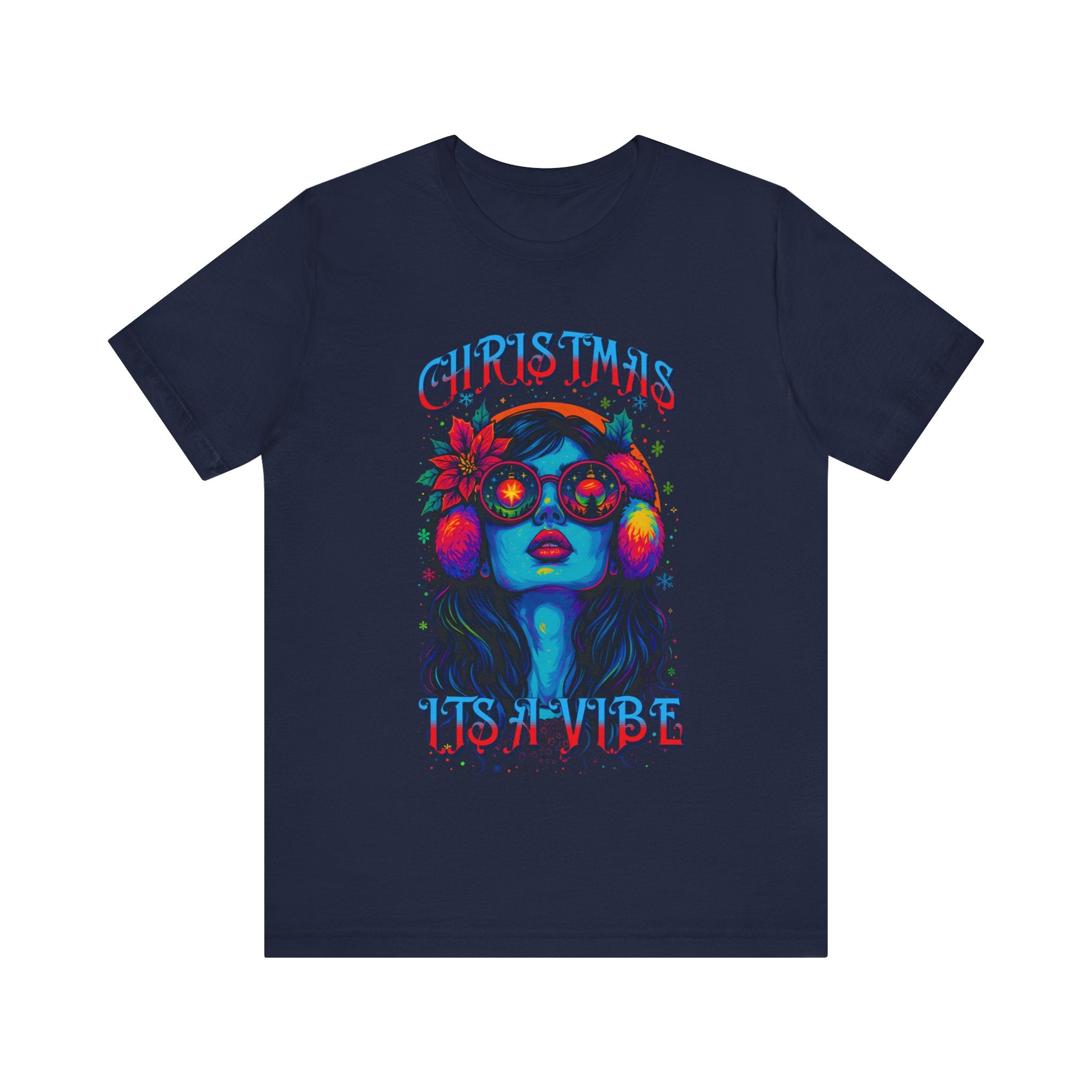 Holiday Vibe Graphic Tee - "Christmas Is Vibe"
