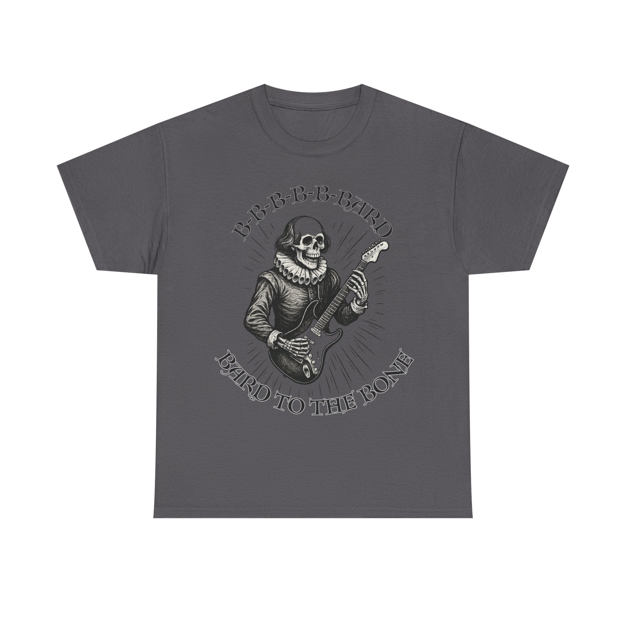 Rock-Inspired Unisex Tee, Skellie Guitarist Shirt, Music Lover Apparel, Halloween Costume Tee, Unique Gift for Musicians