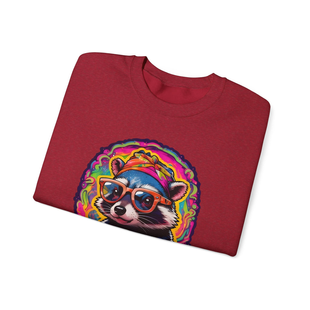 Stay Groovy Raccoon Sweatshirt