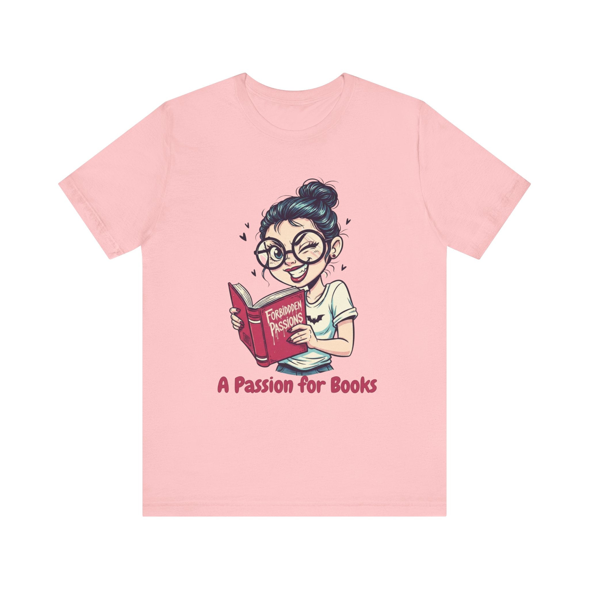 Book Lover's Unisex Tee - "A Passion for Books"