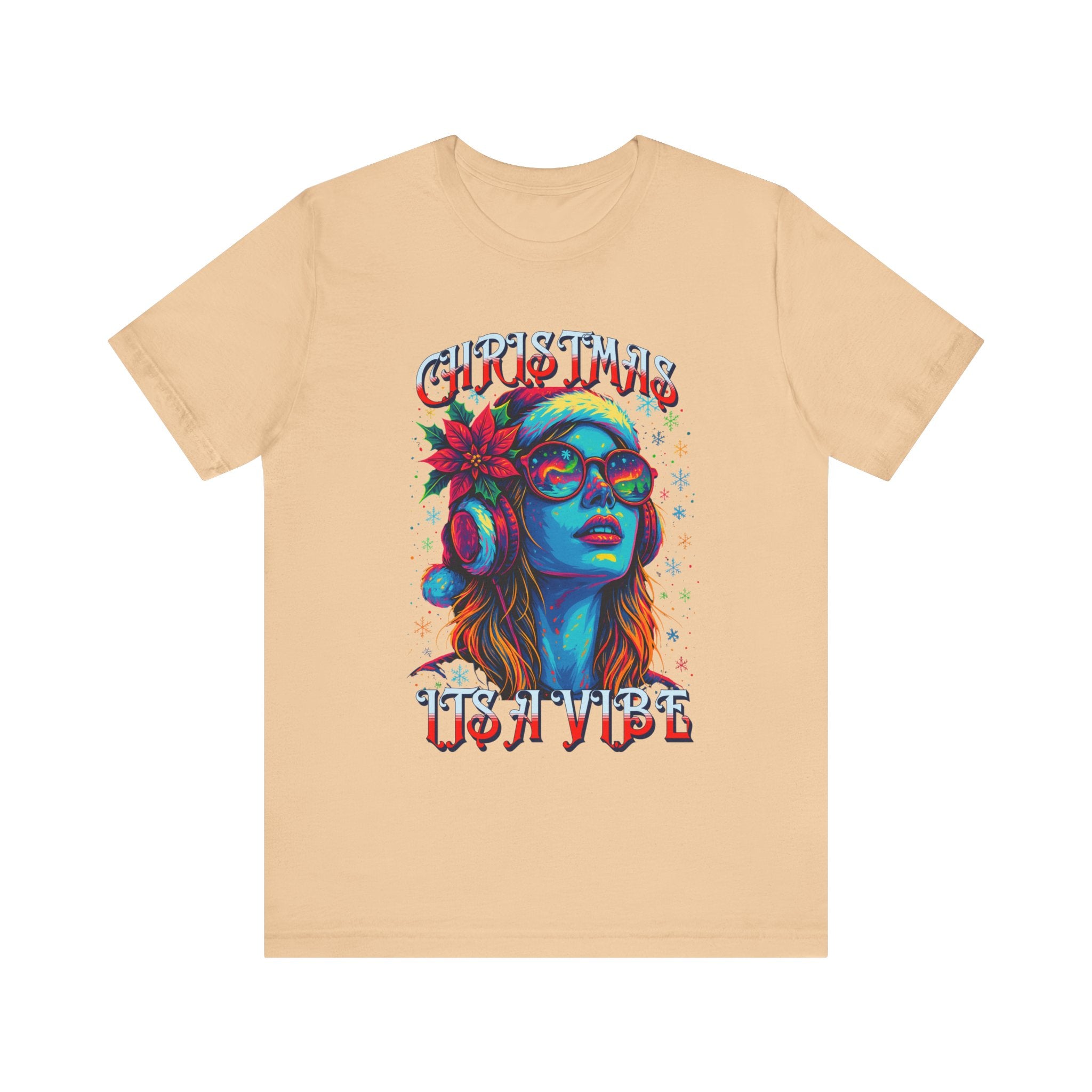 Colorful Christmas Vibe Unisex Tee