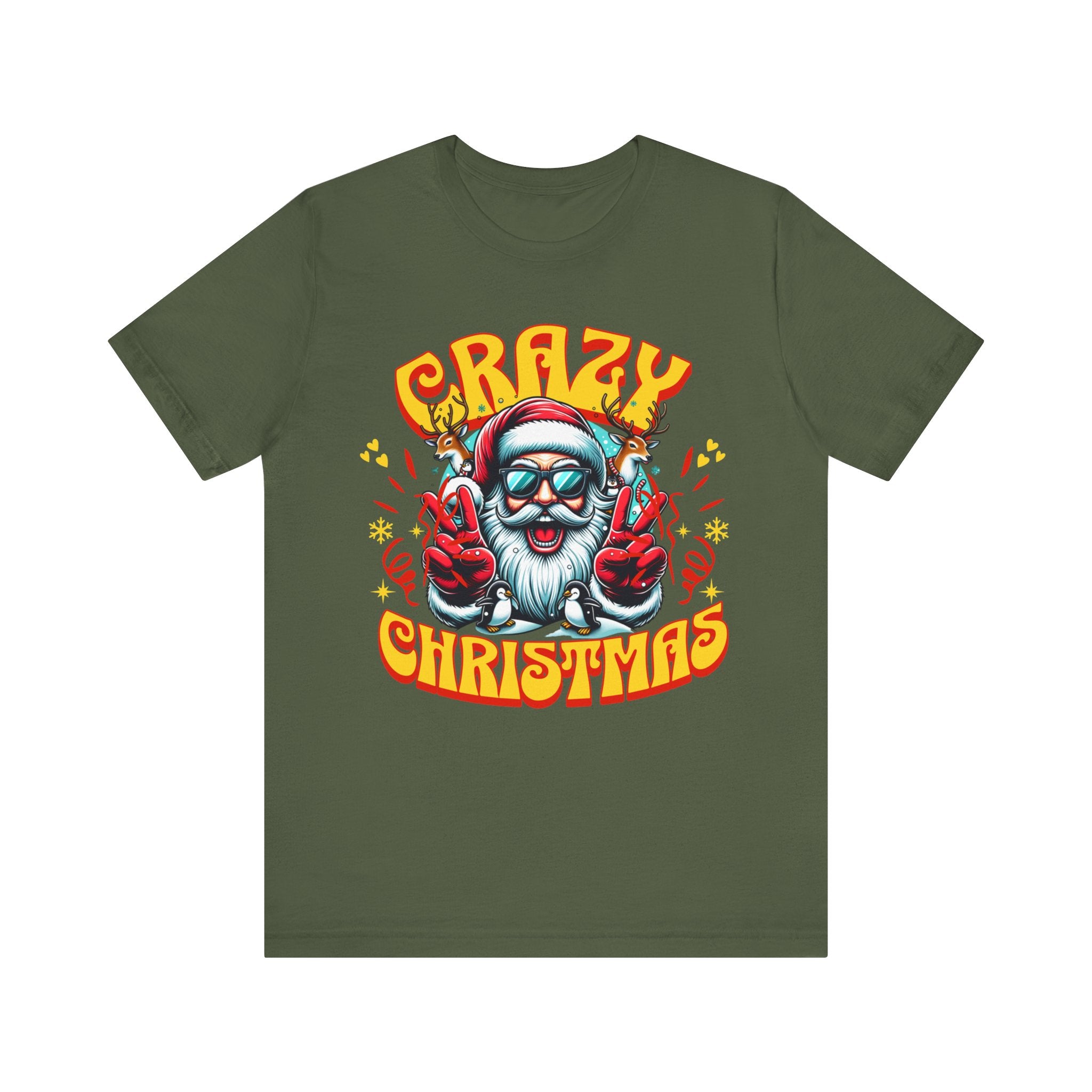 Crazy Christmas Unisex Tee