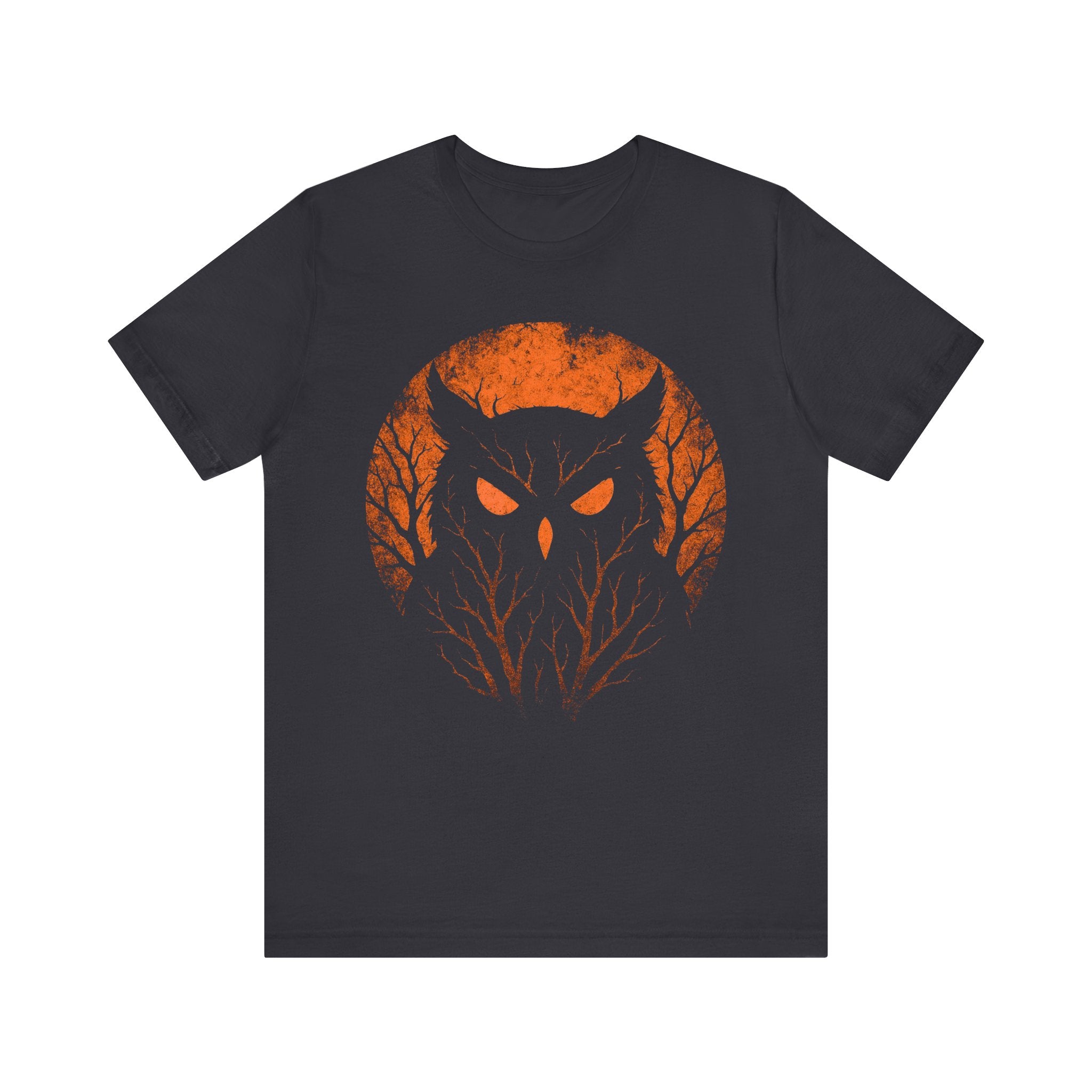 Spooky Owl Graphic Tee for Halloween Lovers