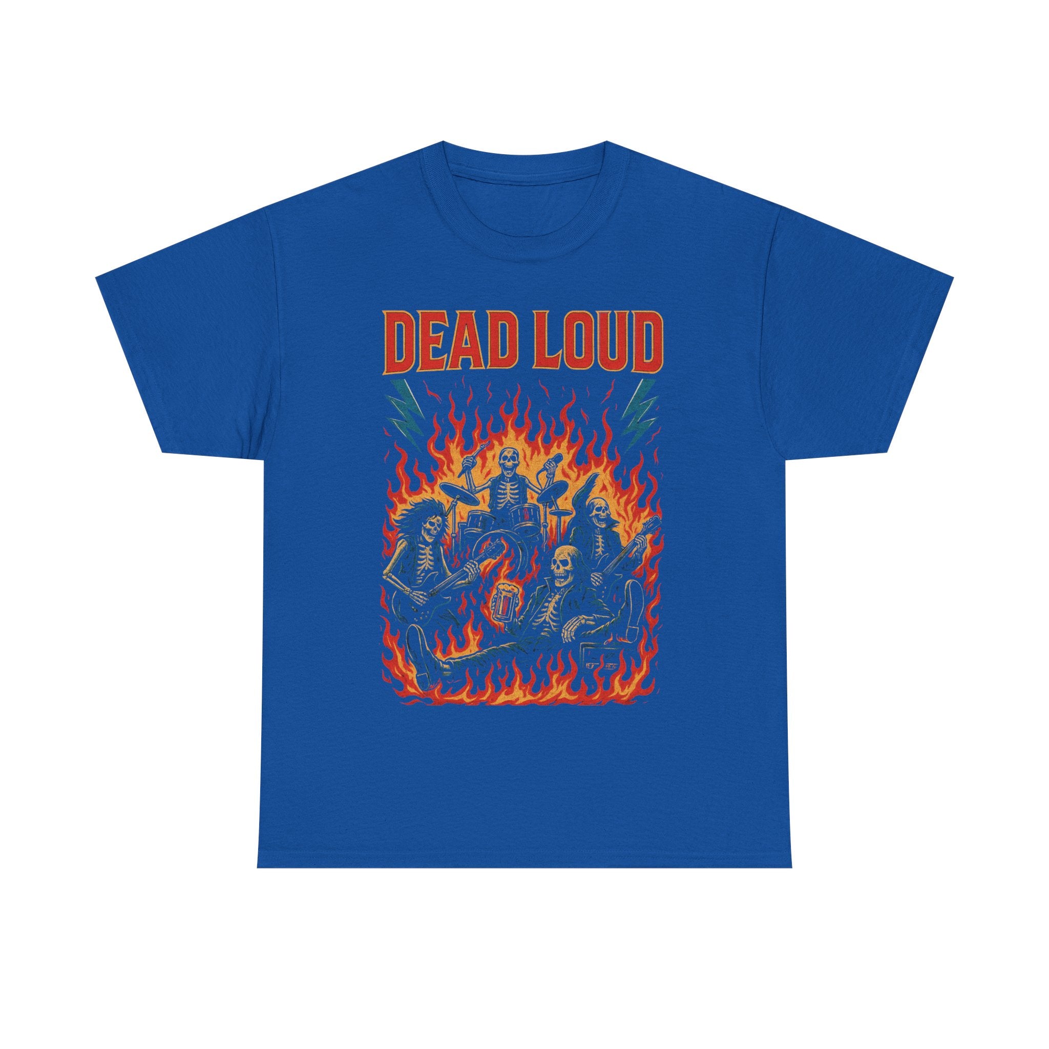 Dead Loud Graphic Tee - Unisex Heavy Cotton Shirt, Rock Concert T-shirt, Casual Everyday Wear, Music Festival Outfit, Gift for Music Lovers
