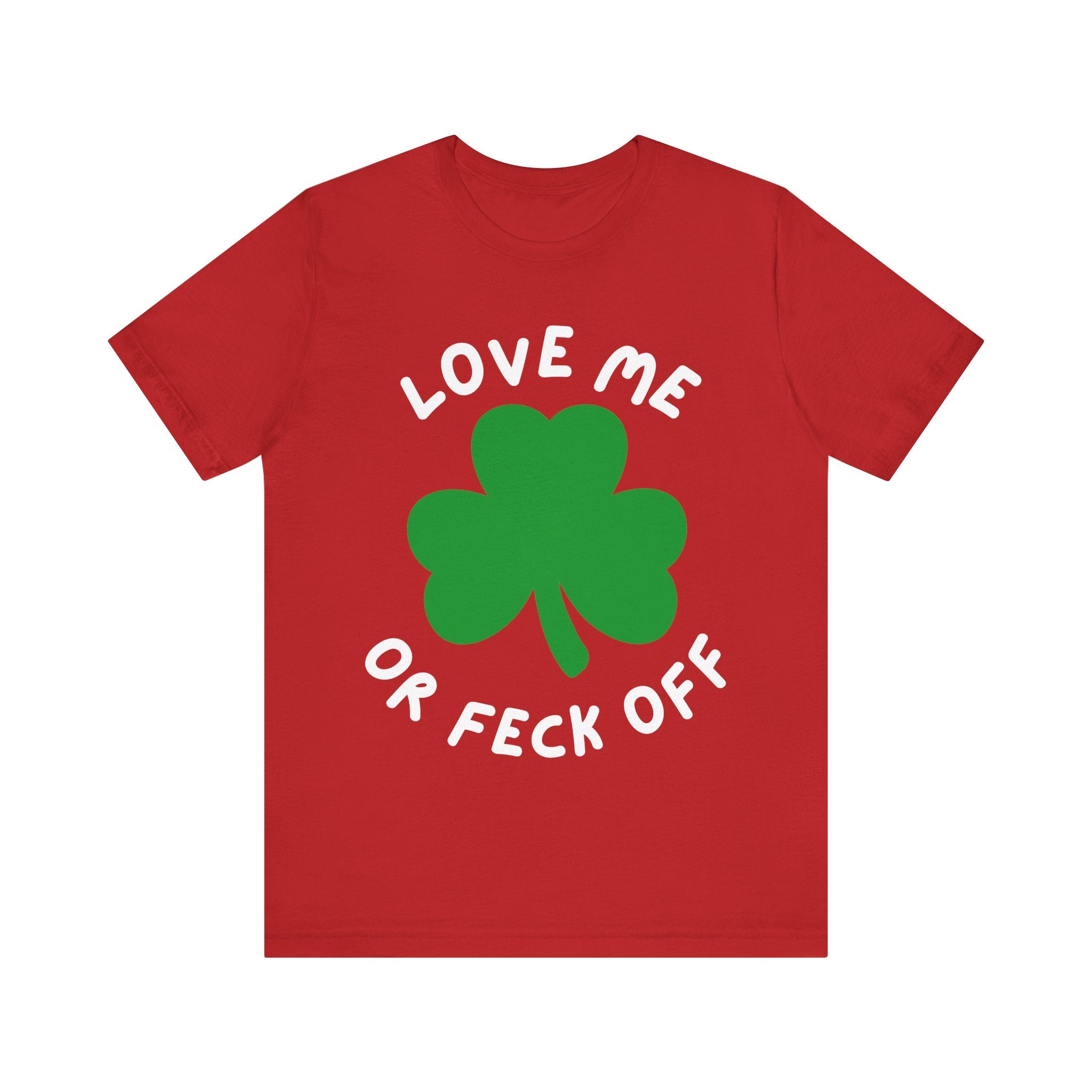 St. Patrick's Day Shamrock Tee, Unisex Tee, Casual Wear, Patriotic, Green Print