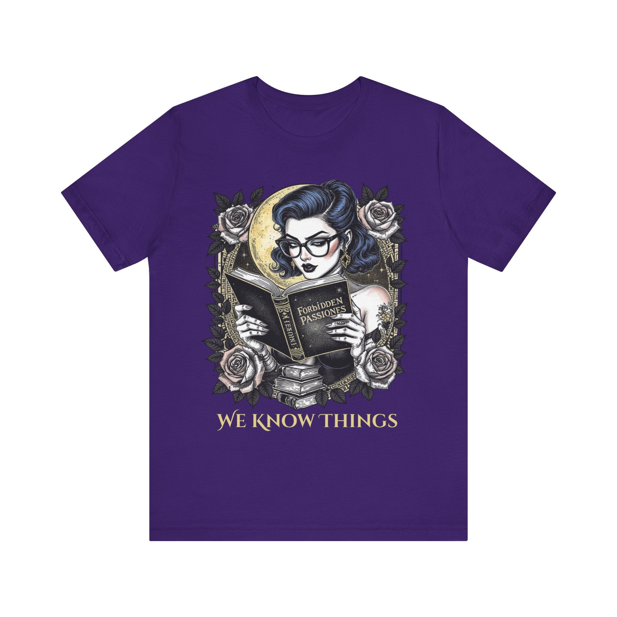 Book Lover's Unisex Tee - 'We Know Things' Graphic Shirt