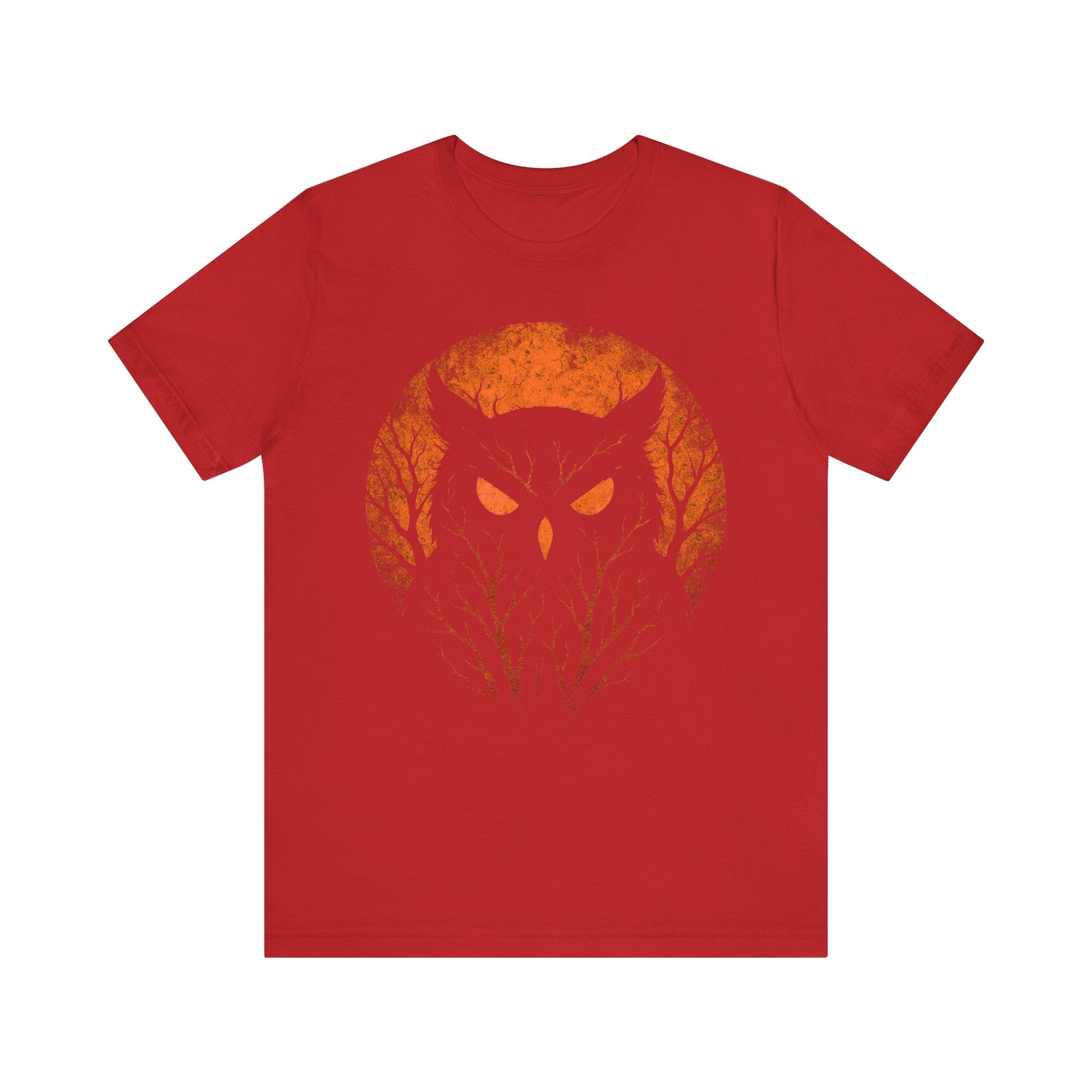Spooky Owl Graphic Tee for Halloween Lovers