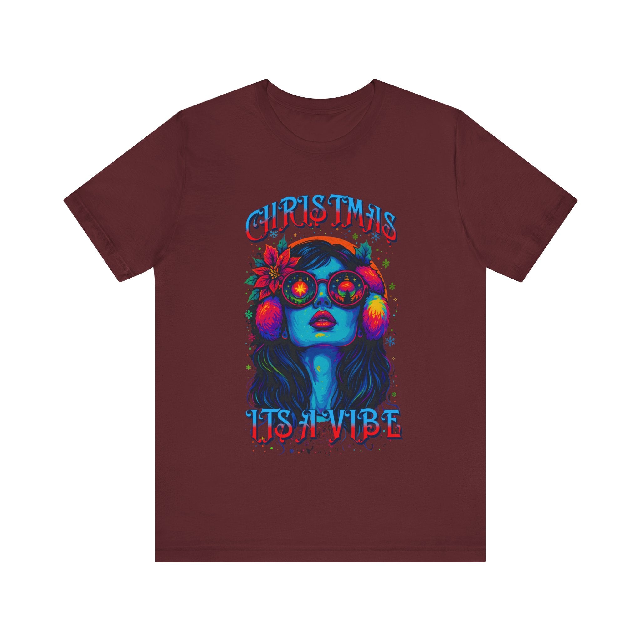 Holiday Vibe Graphic Tee - "Christmas Is Vibe"