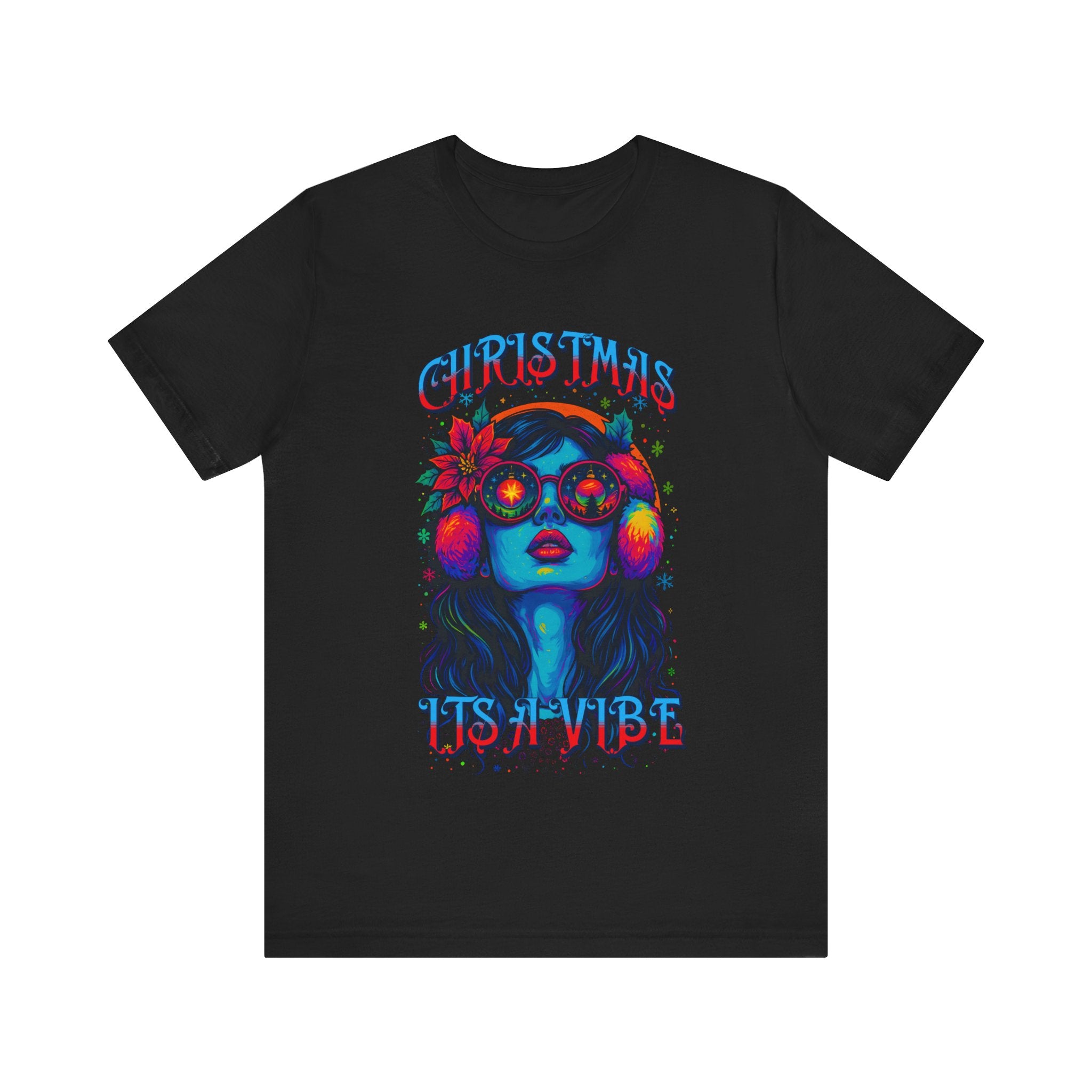 Holiday Vibe Graphic Tee - "Christmas Is Vibe"