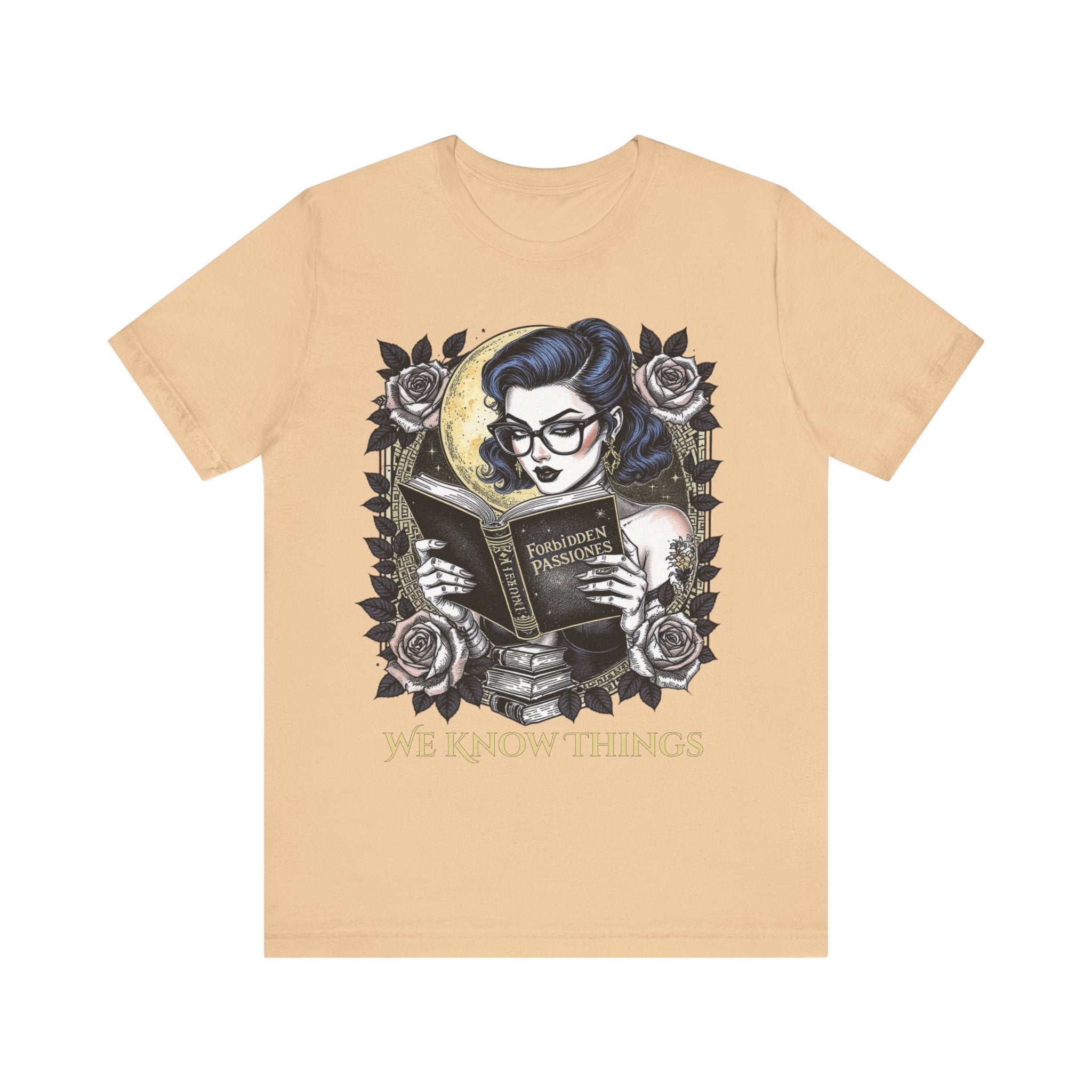 Book Lover's Unisex Tee - 'We Know Things' Graphic Shirt