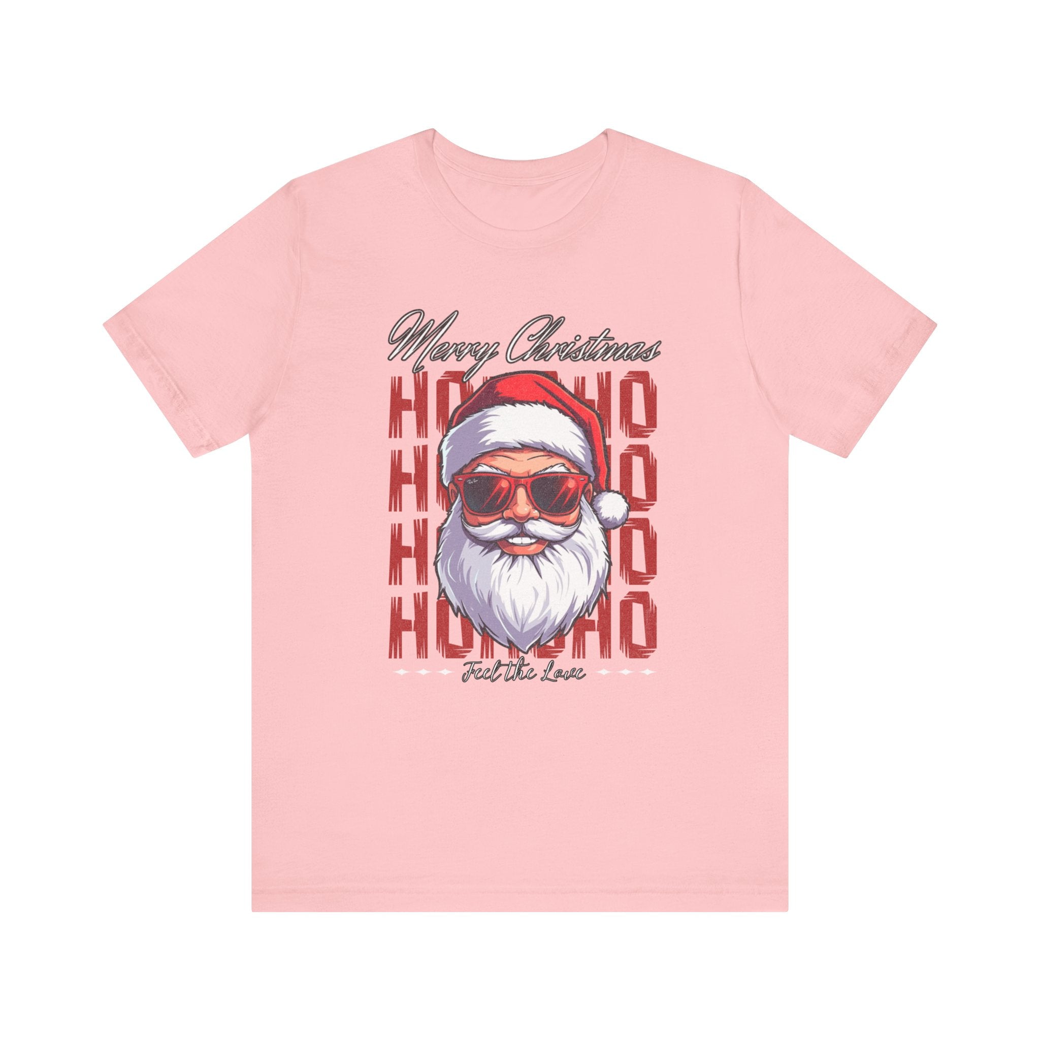 Ho Ho Ho Santa Sunglasses Christmas Tee — "Merry Christmas" Graphic Shirt