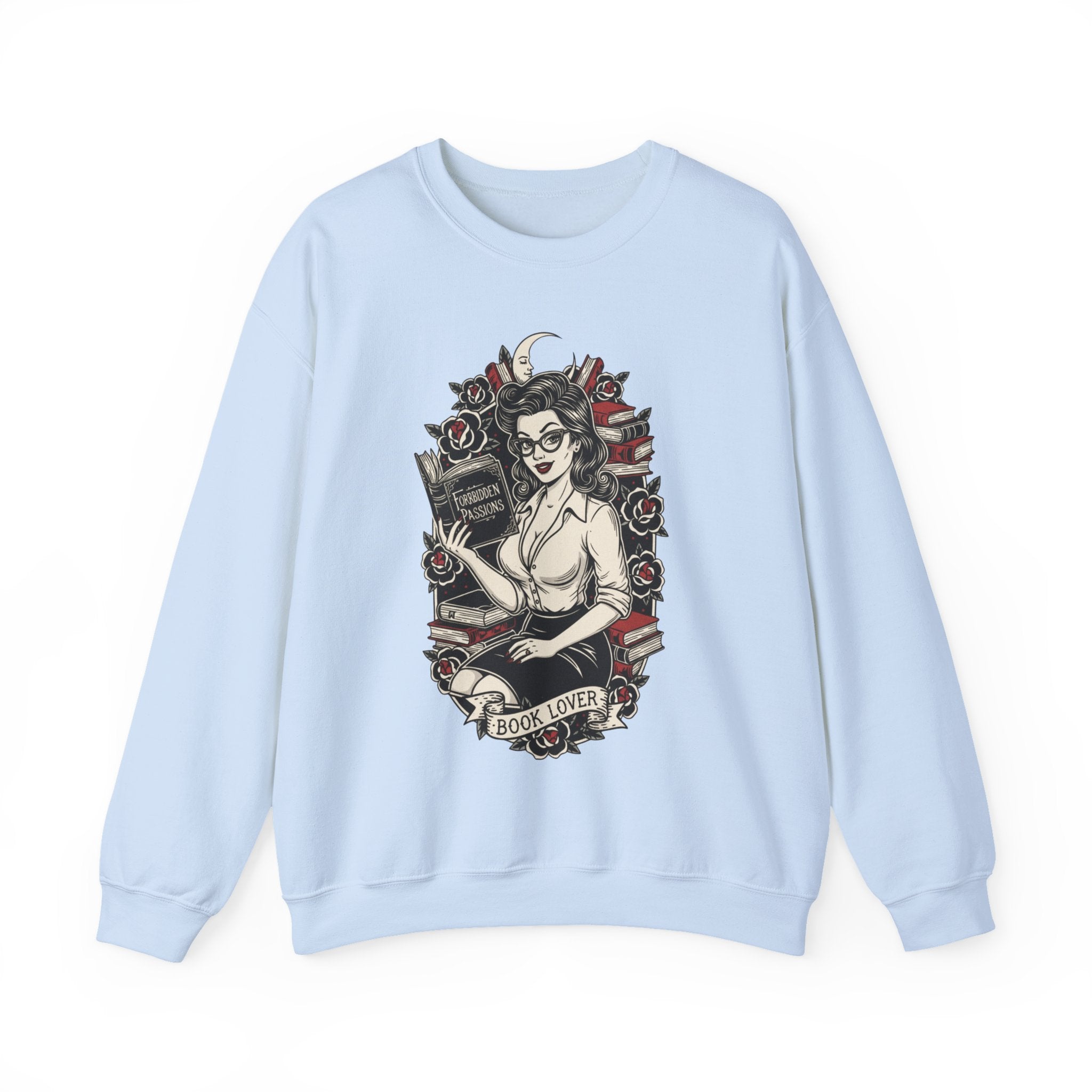 Book Lover Crewneck Sweatshirt - Cozy Literary Apparel