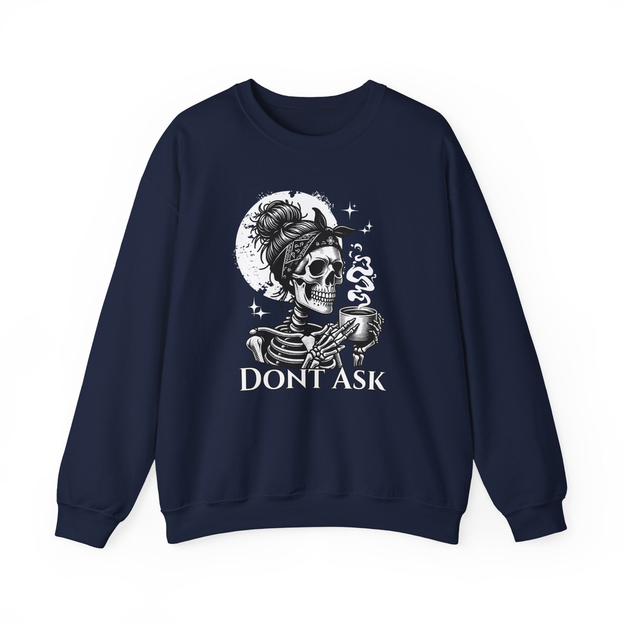 Skull Tea 'Don't Ask' Crewneck Sweatshirt