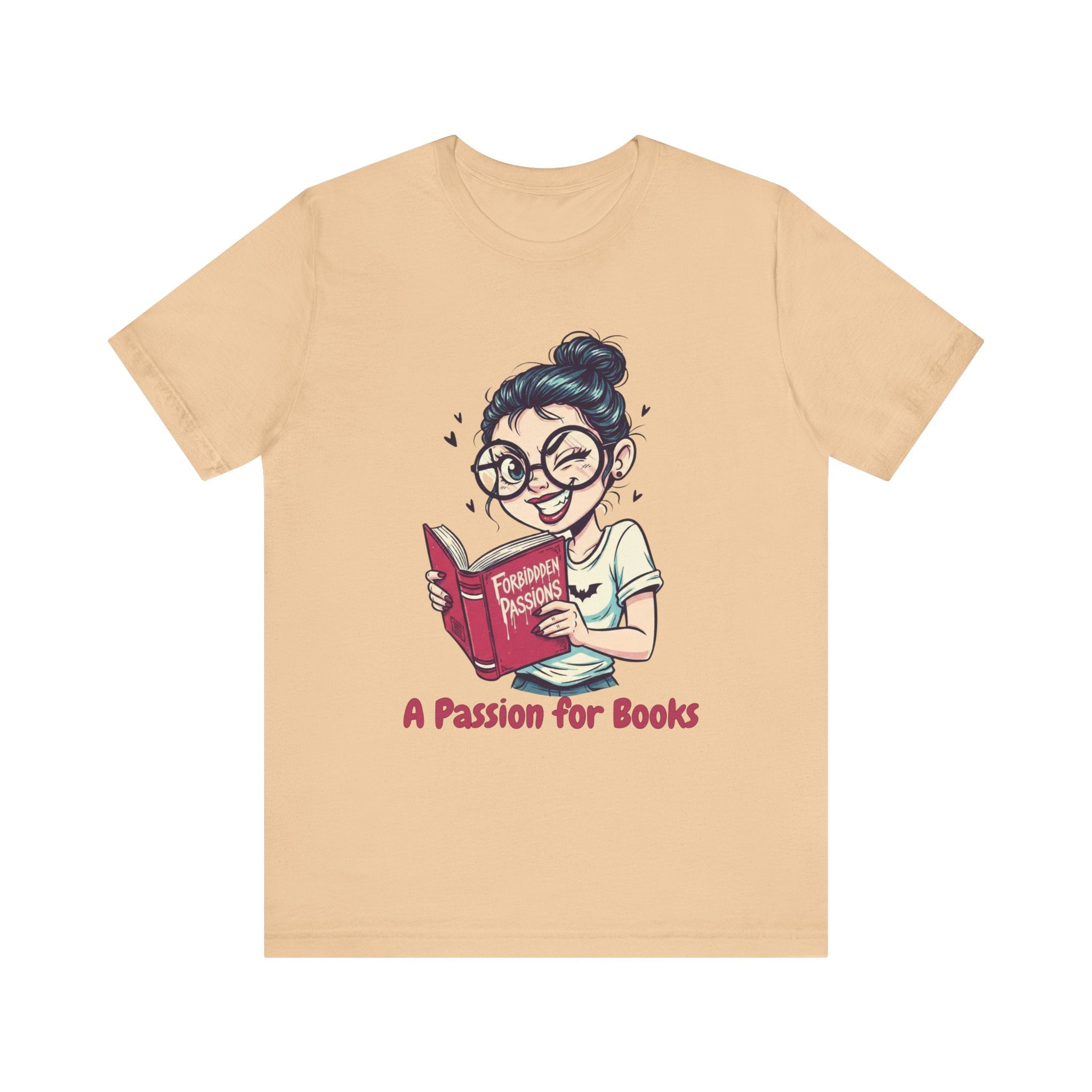 Book Lover's Unisex Tee - "A Passion for Books"