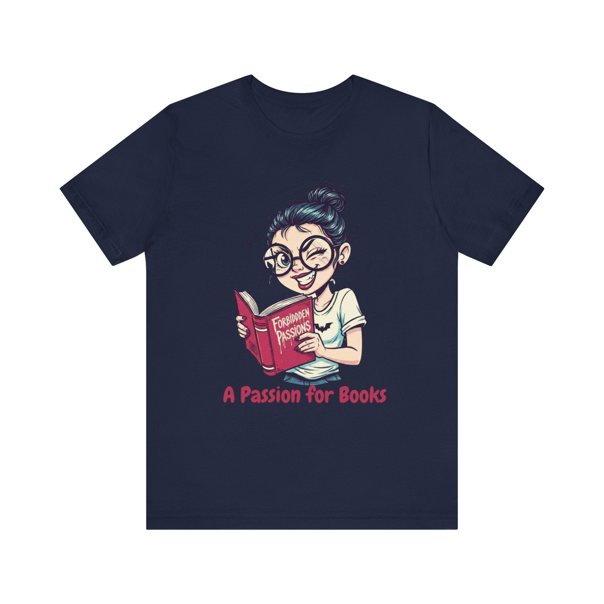 Book Lover's Unisex Tee - "A Passion for Books"