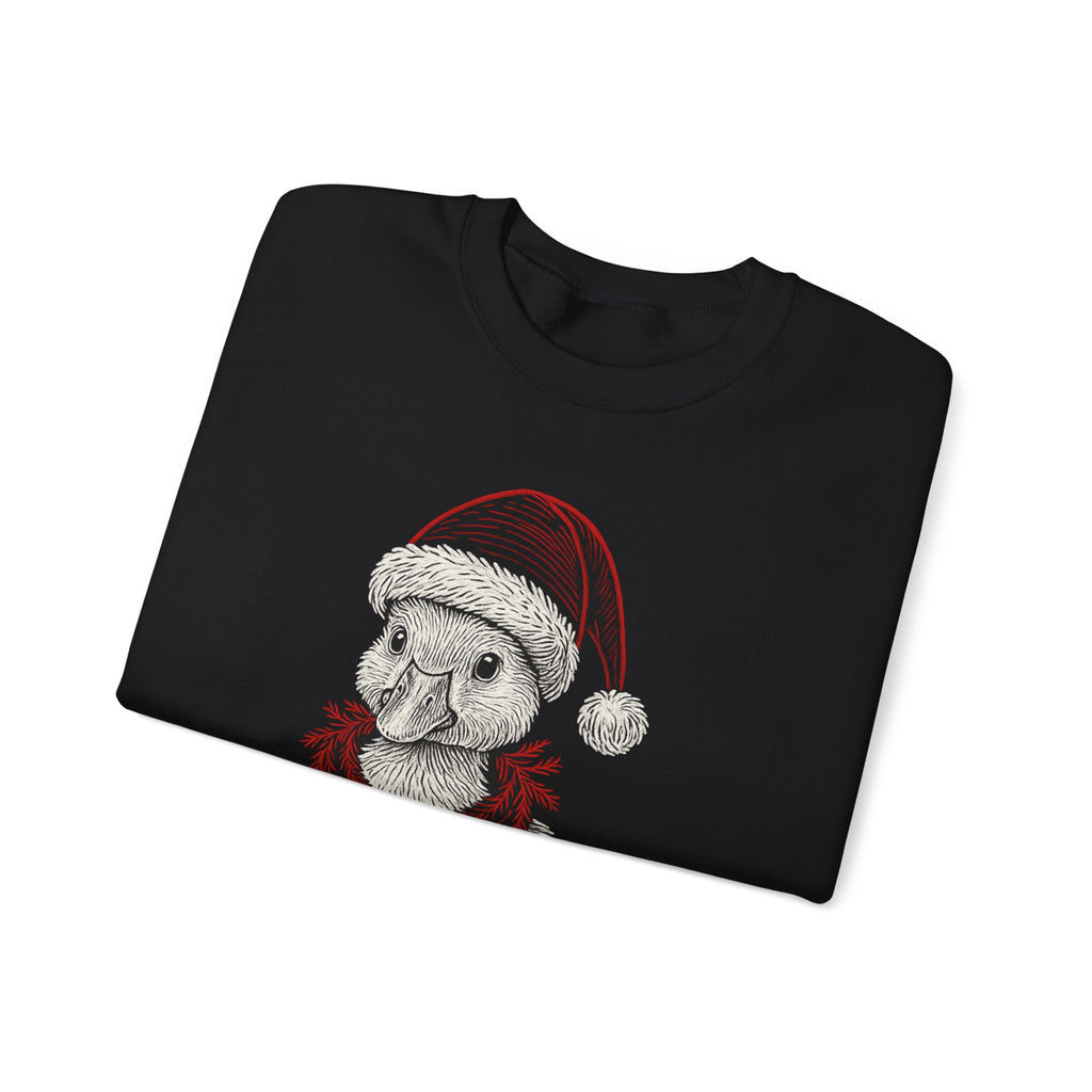 Festive Holiday Crewneck Sweatshirt, Cute Animal Sweater, Christmas Gift, Cozy Apparel, Unisex Fleece Top, Seasonal Fashion