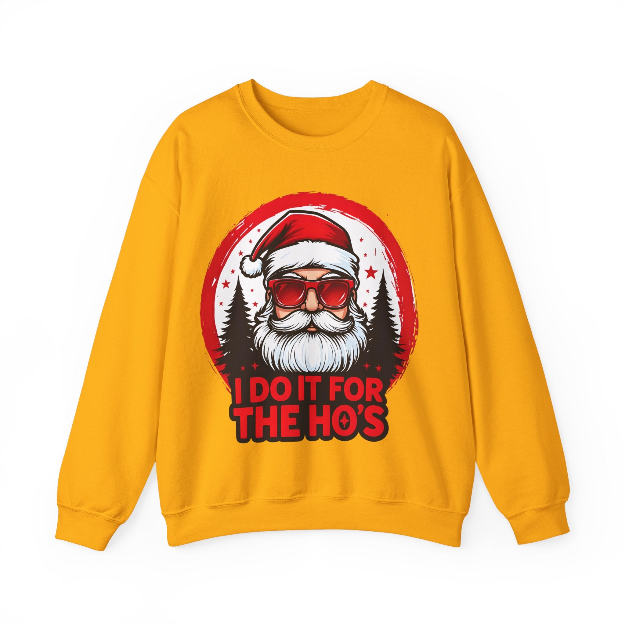 Festive Santa Sweatshirt - "I Do It For The Ho's"