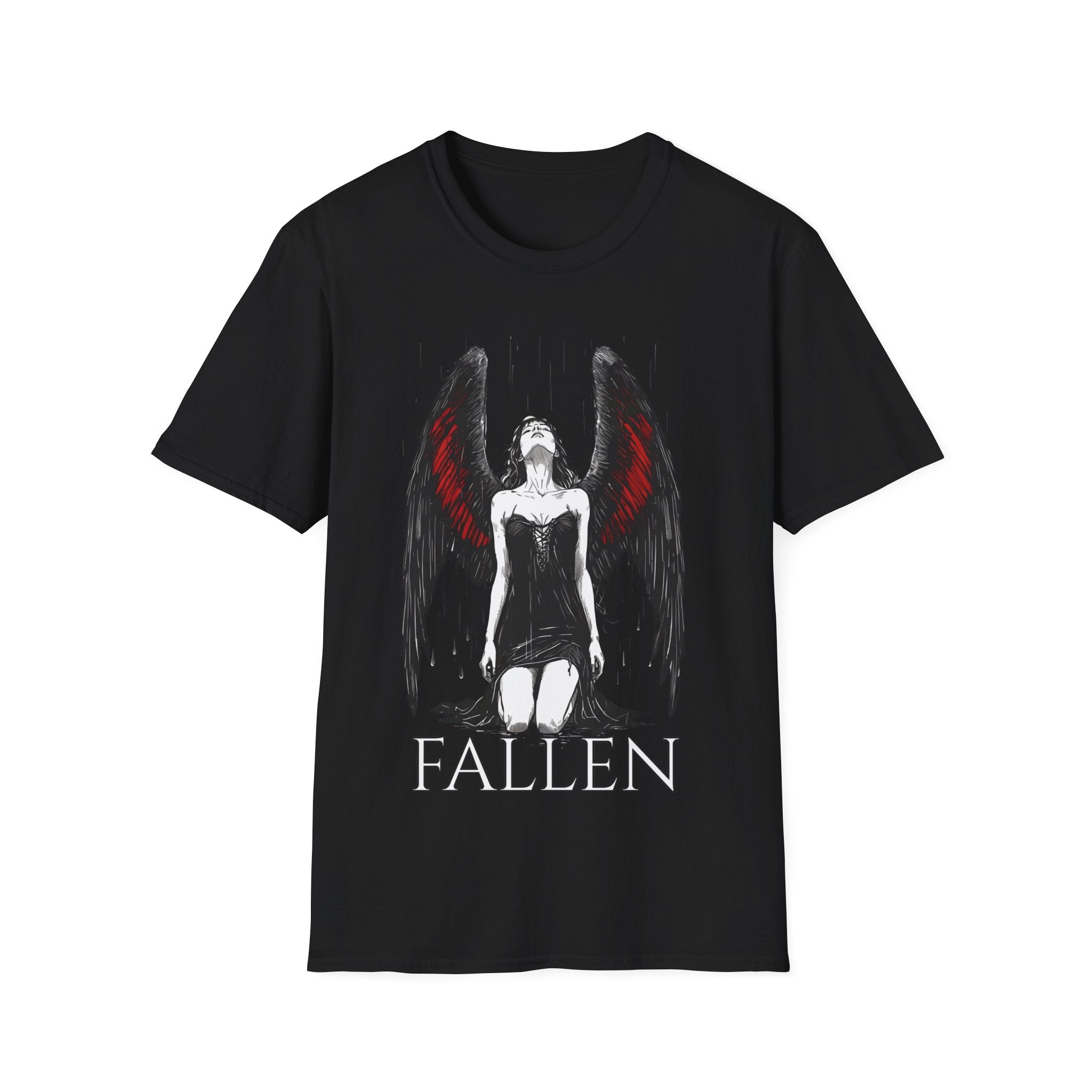 Fallen Angel Graphic T-Shirt, Unisex Tee for Gothic Style Lovers, Perfect for Halloween, Gift Idea for Dark Aesthetic Fans, Casual [...]
