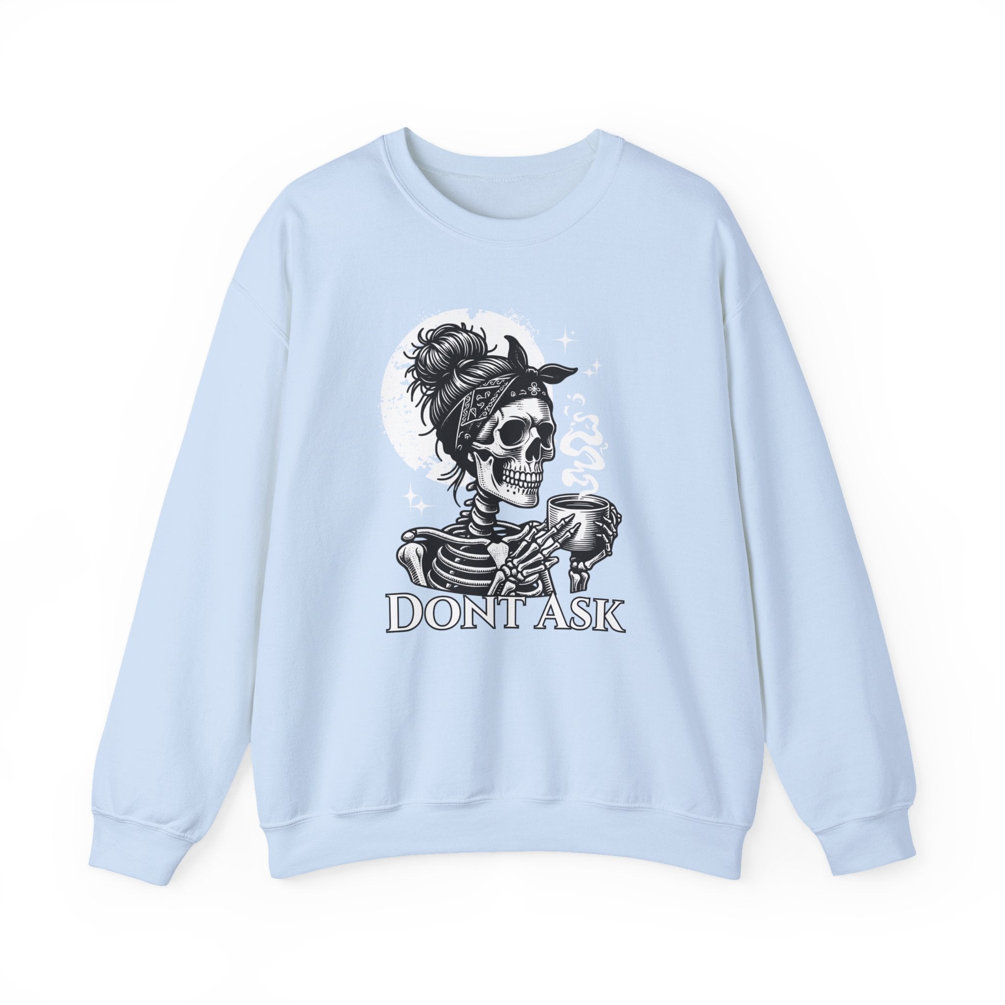 Skull Tea 'Don't Ask' Crewneck Sweatshirt